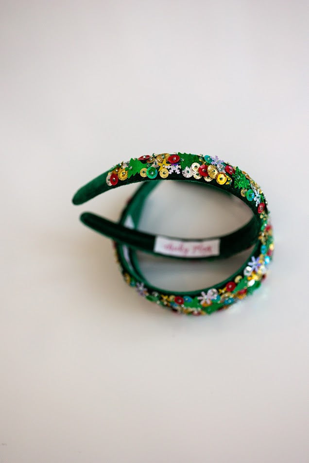 Beaded Headband - Tis the Sequins