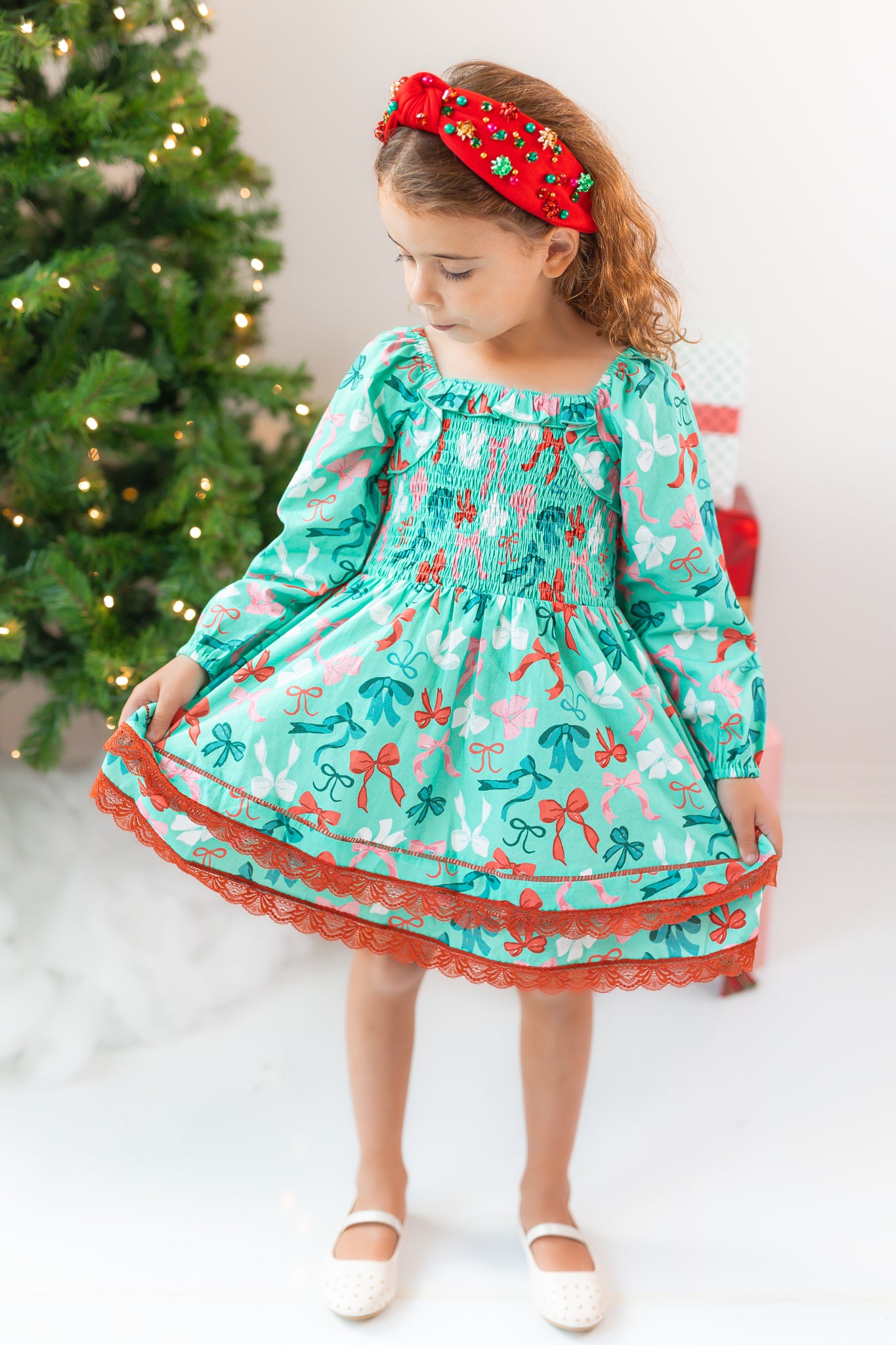 Ura Dress - Merry Bows (Pre-Order)