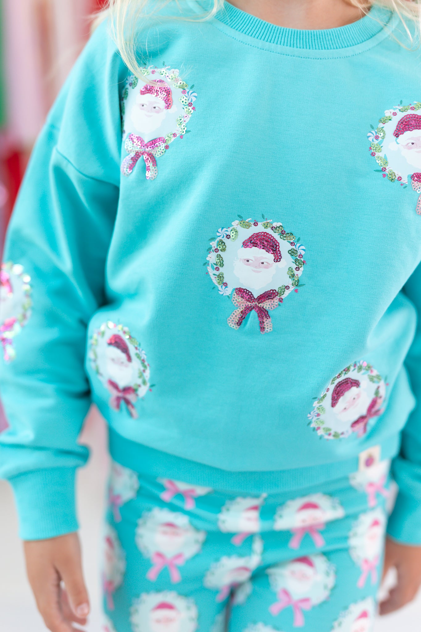 Sequin Sweater - Teal Tidings (Pre-Order)