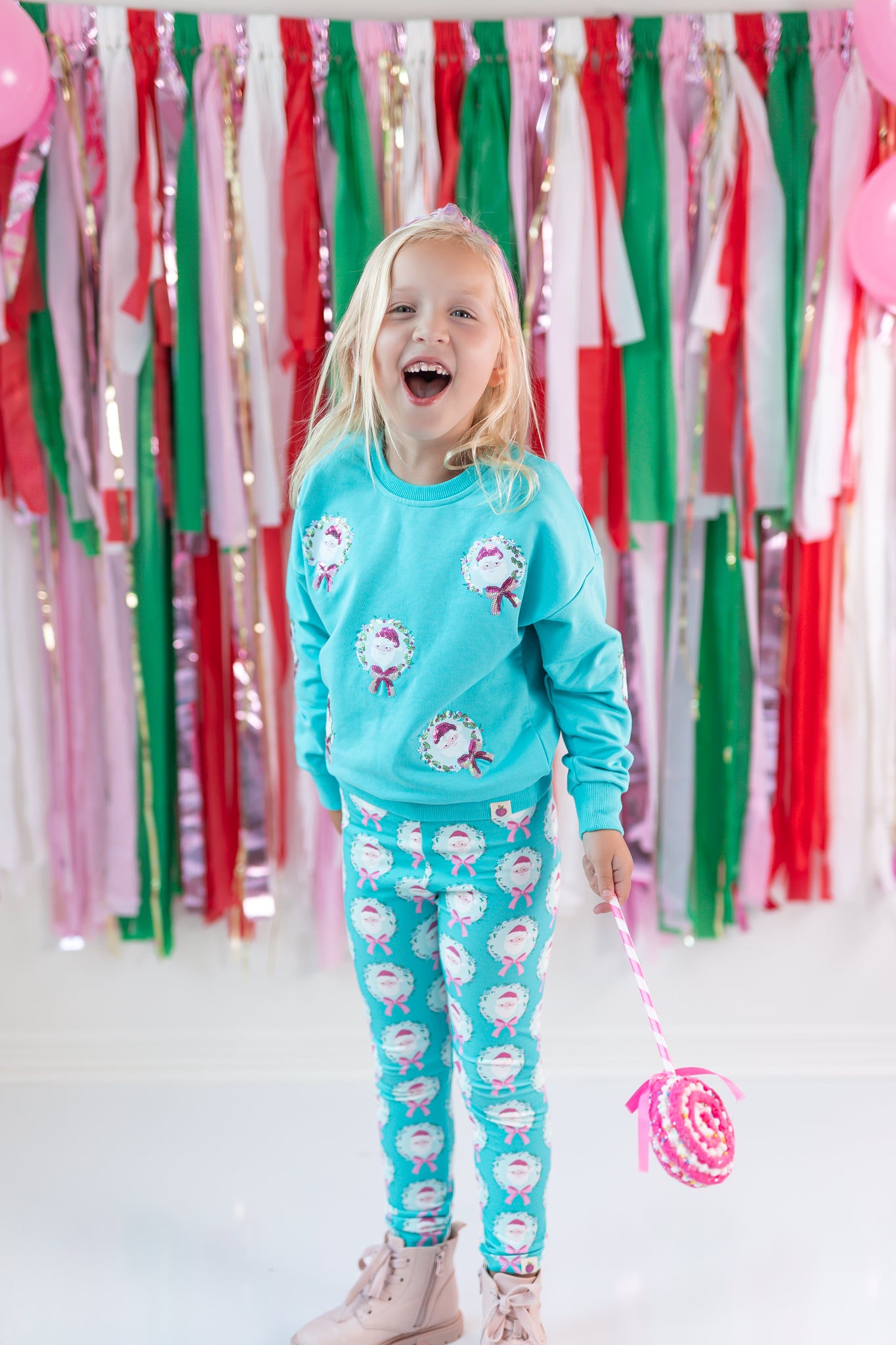 Leggings - Teal Tidings (Pre-Order)