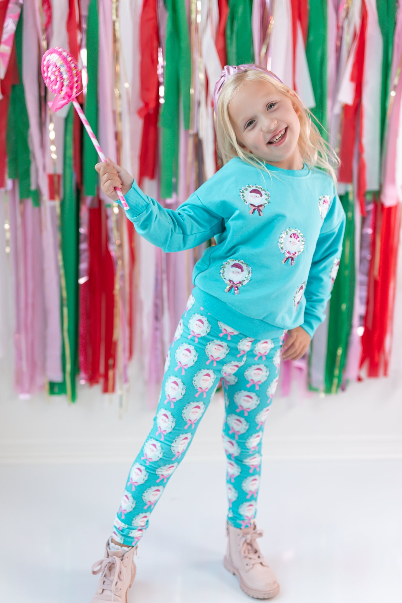 Leggings - Teal Tidings (Pre-Order)