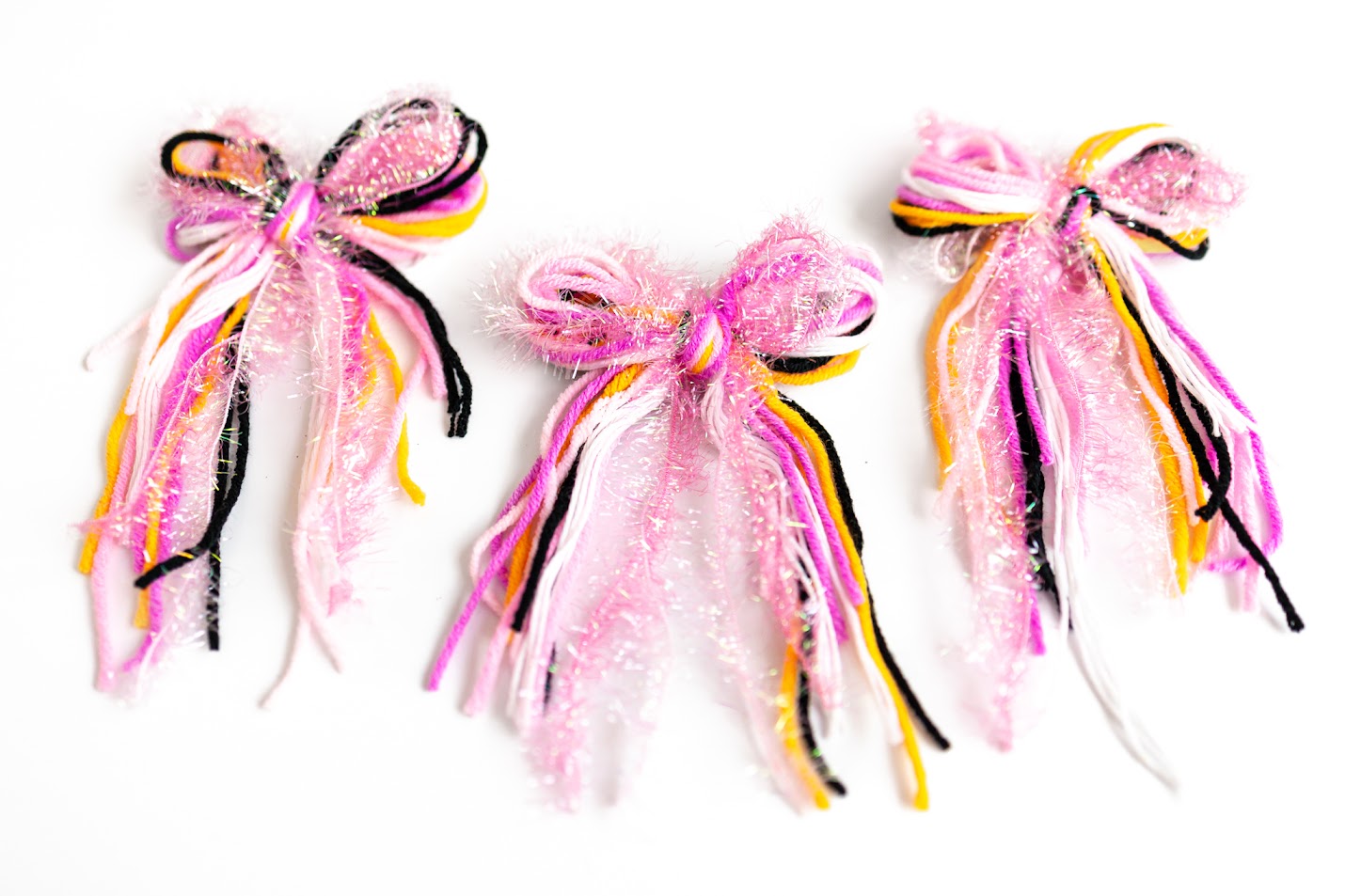 Textured Hair Bow - Halloween Glow (Glow in the Dark!)