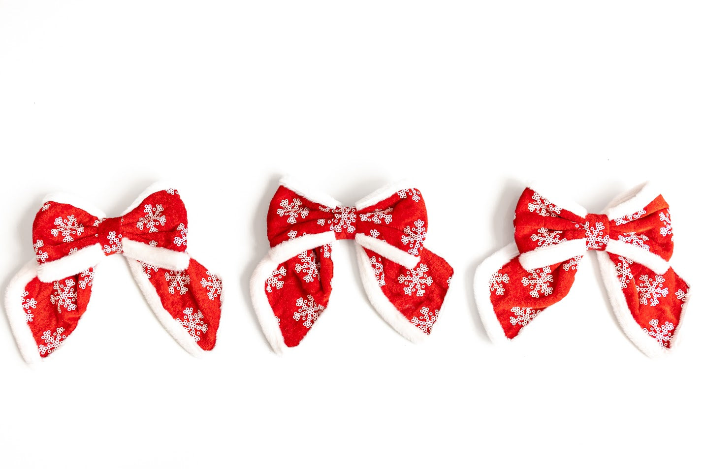 Santa Baby Velvet Hair Bow