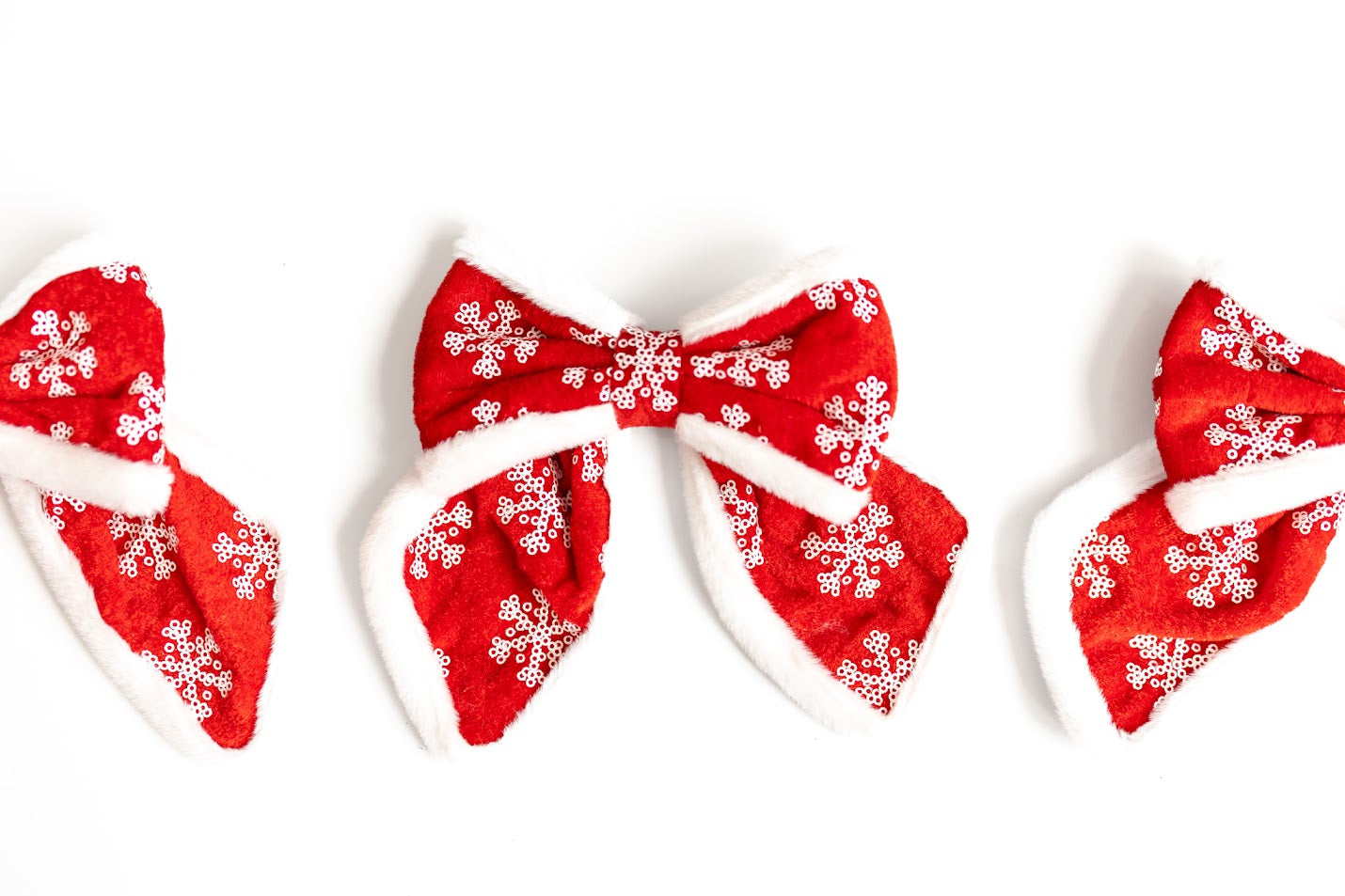 Santa Baby Velvet Hair Bow