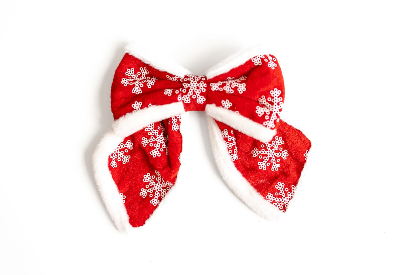 Santa Baby Velvet Hair Bow