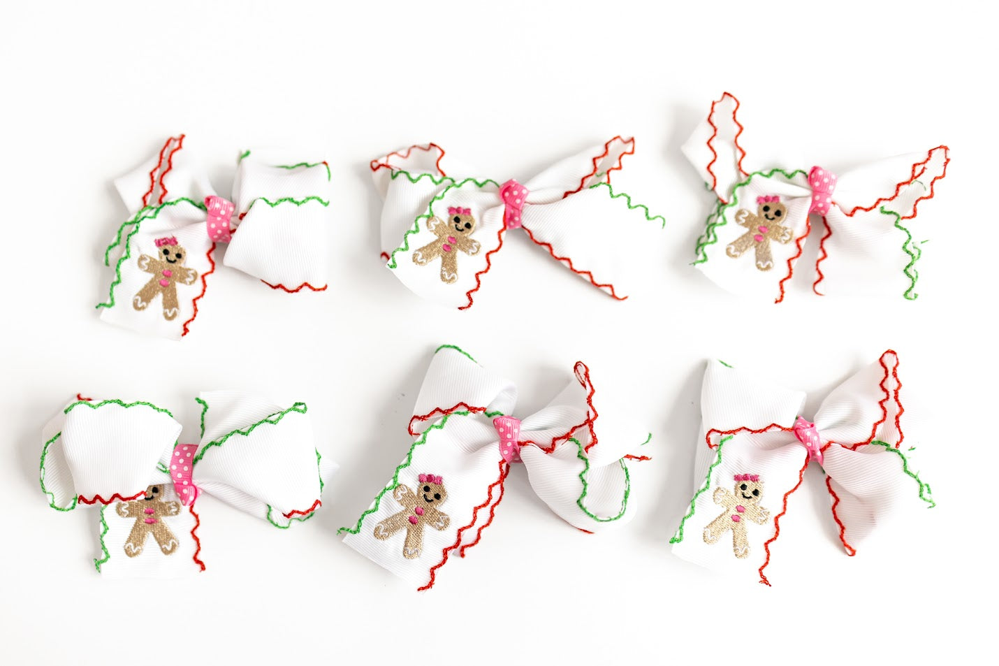 Gingerbread Beauty Hair Bow Set