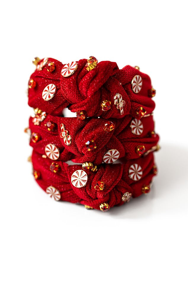 Beaded Headband - Peppermint Twist