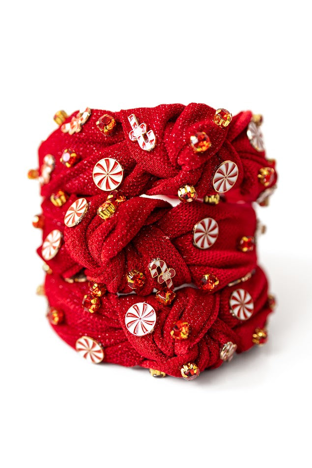 Beaded Headband - Peppermint Twist