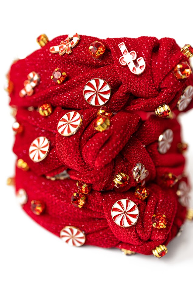 Beaded Headband - Peppermint Twist