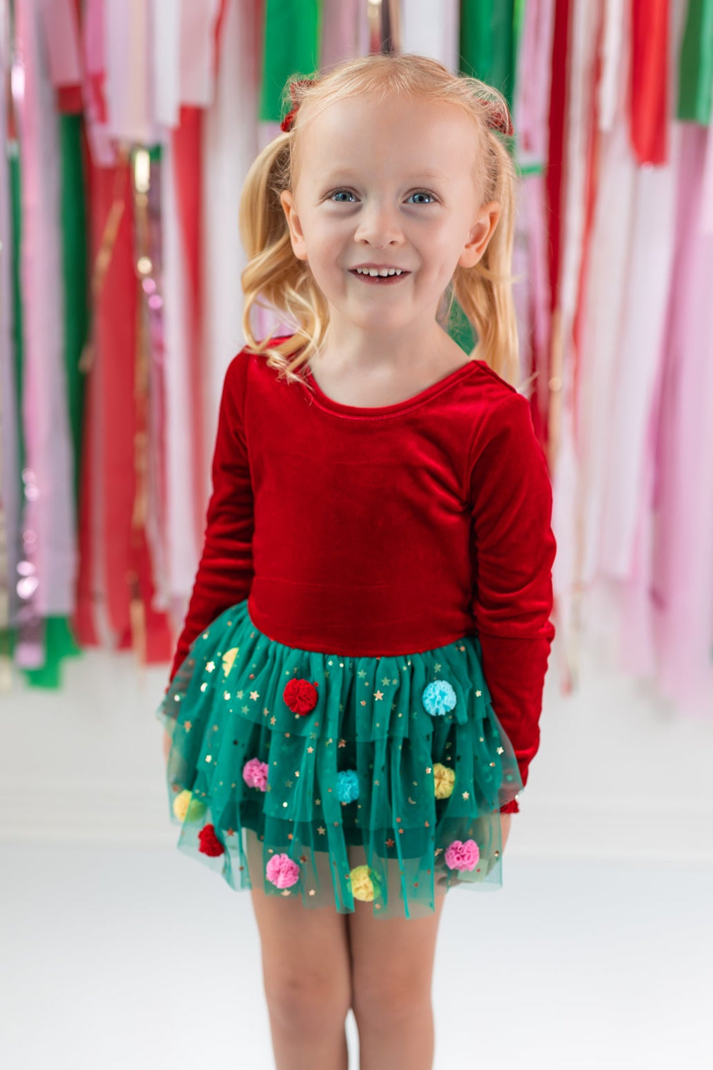 Farrah Velvet Leotard - Twinkle Tree (Pre-Order)