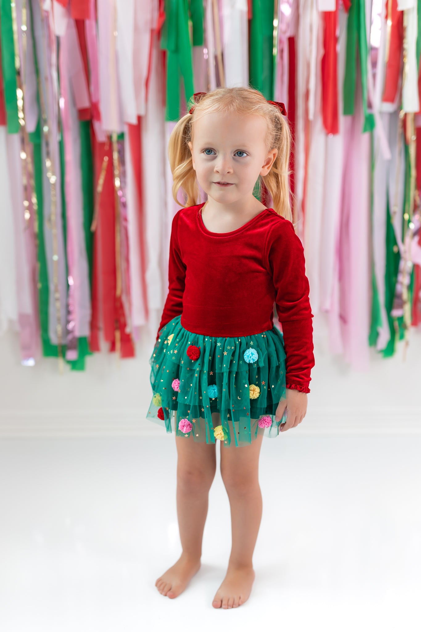 Farrah Velvet Leotard - Twinkle Tree (Pre-Order)