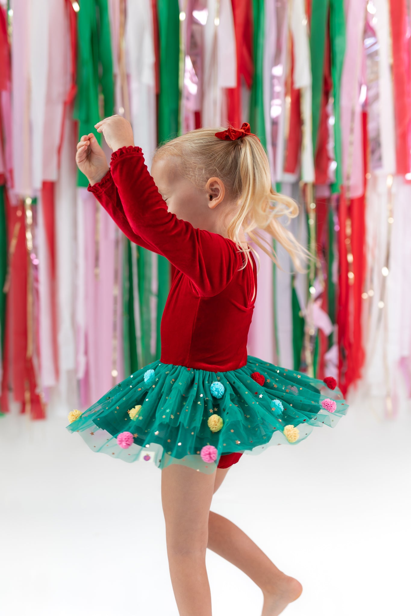 Farrah Velvet Leotard - Twinkle Tree (Pre-Order)