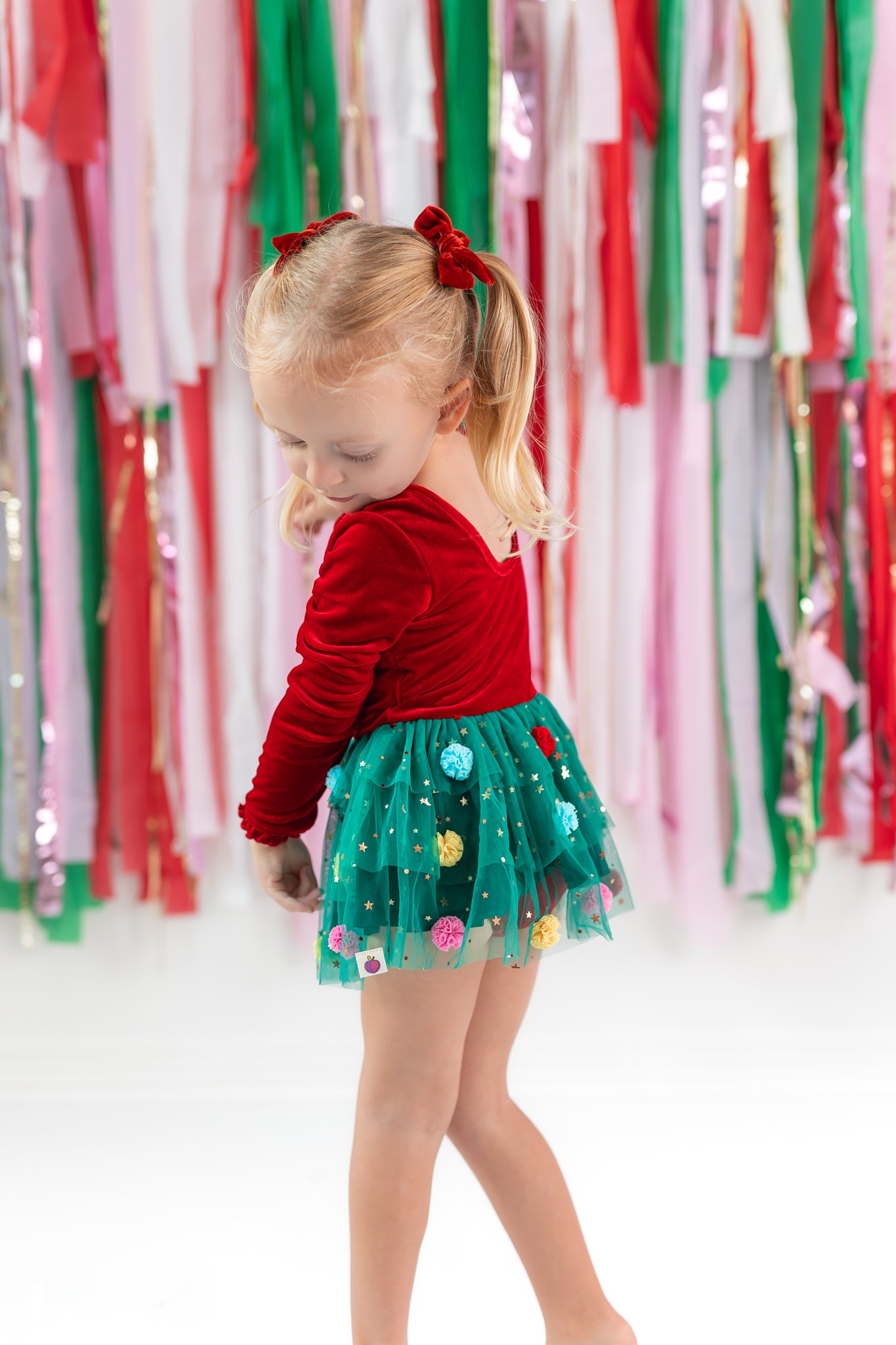 Farrah Velvet Leotard - Twinkle Tree (Pre-Order)