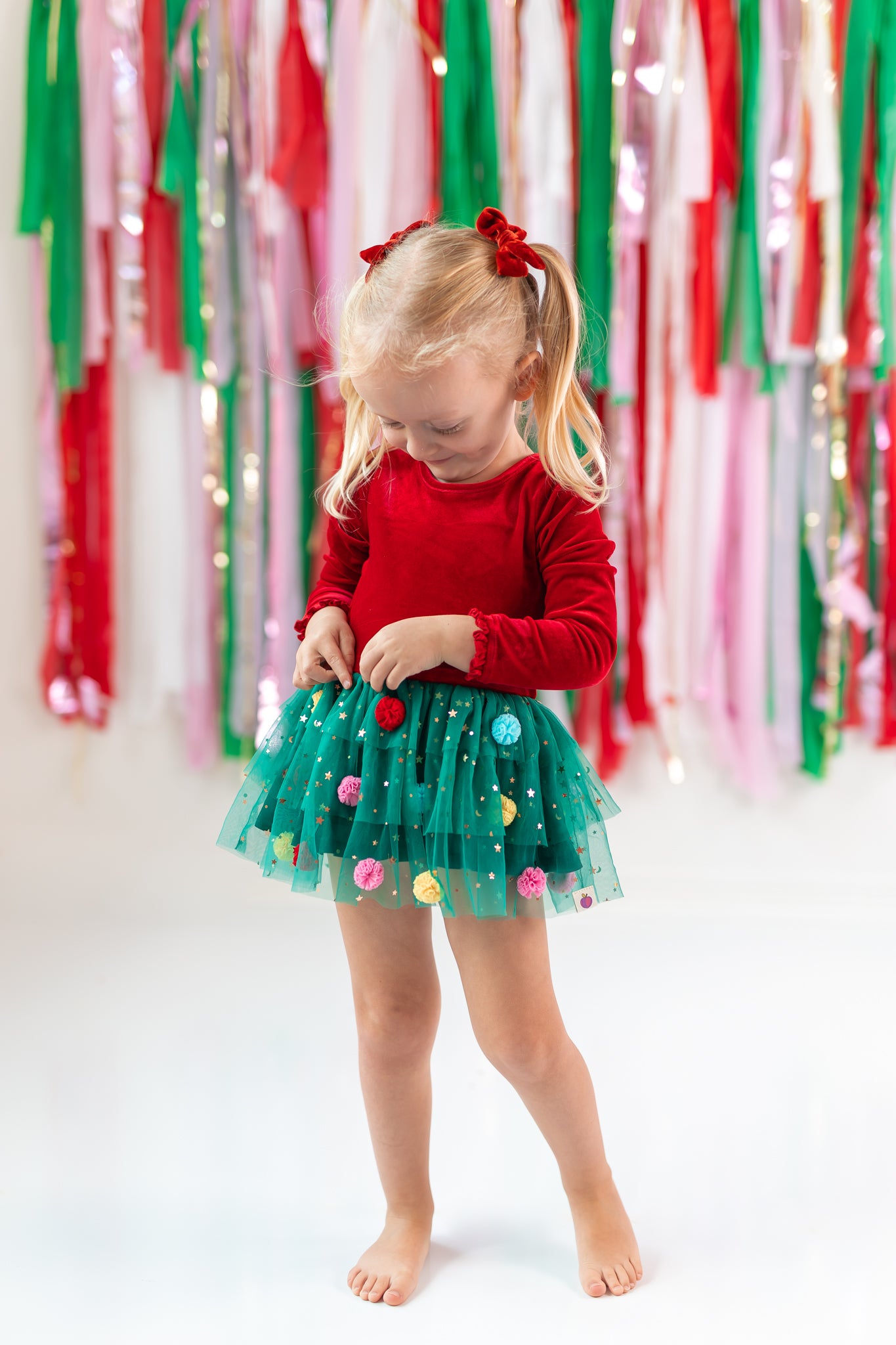 Farrah Velvet Leotard - Twinkle Tree (Pre-Order)