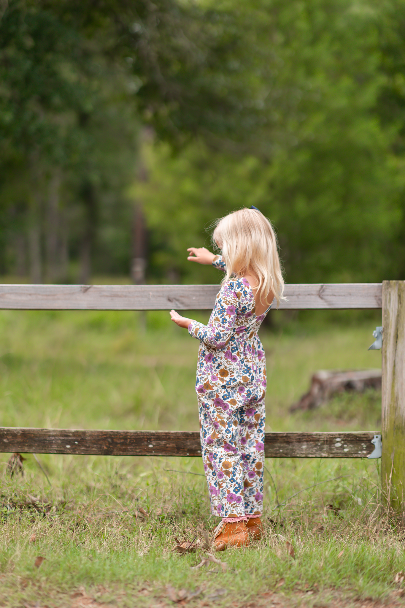 Ivy Romper - Violet Fields