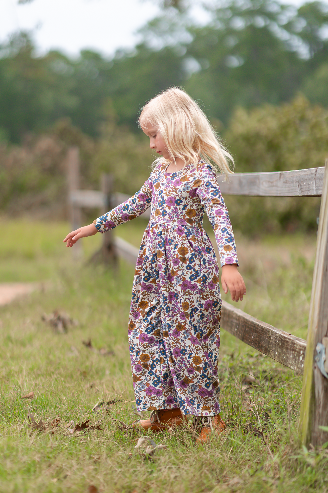 Ivy Romper - Violet Fields