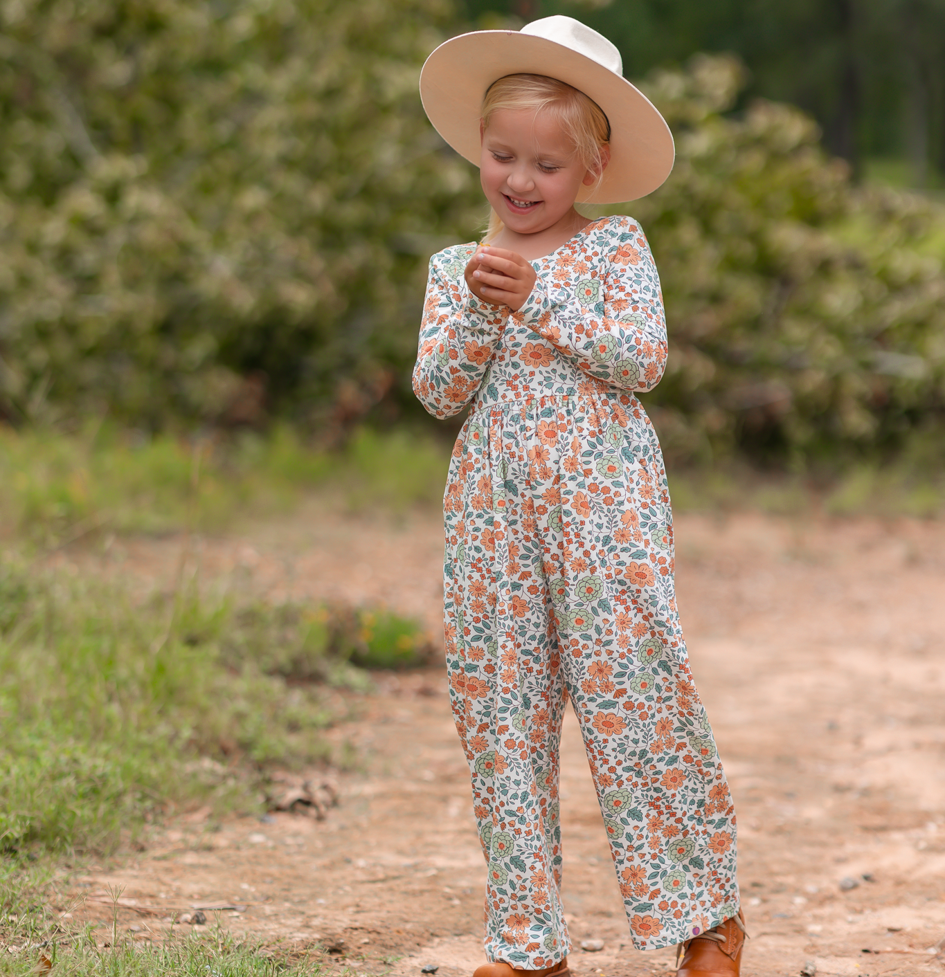 Ivy Romper - Minty Maple (PRE-ORDER)