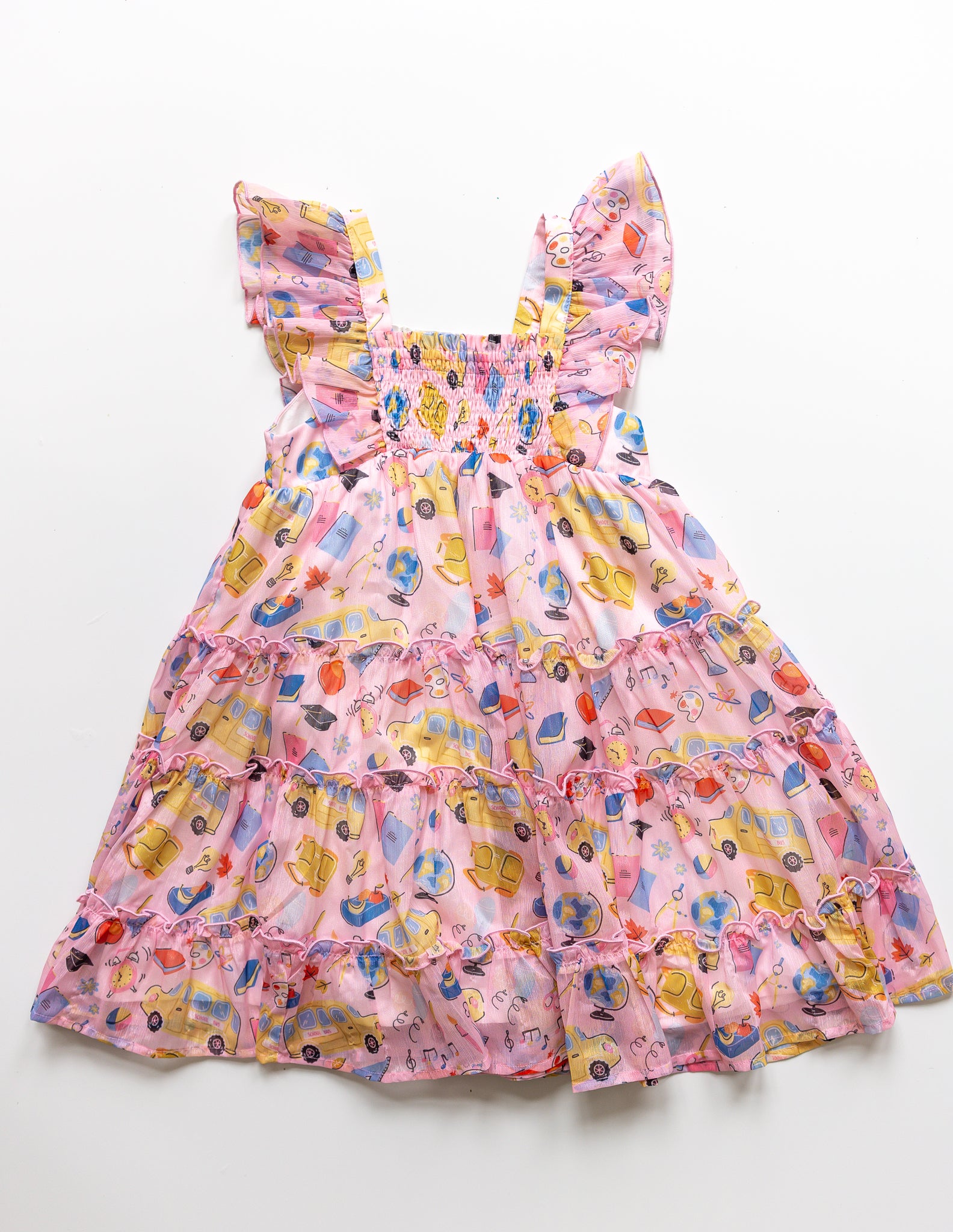 Brielle Shimmer Dress - Bubblegum Academy