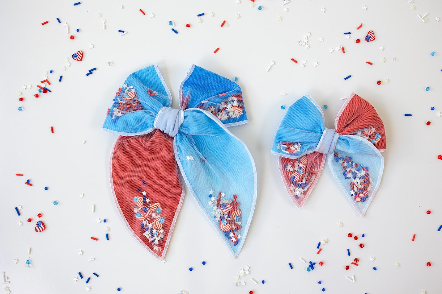 Mesh Shaker Bow - Yankee Doodle