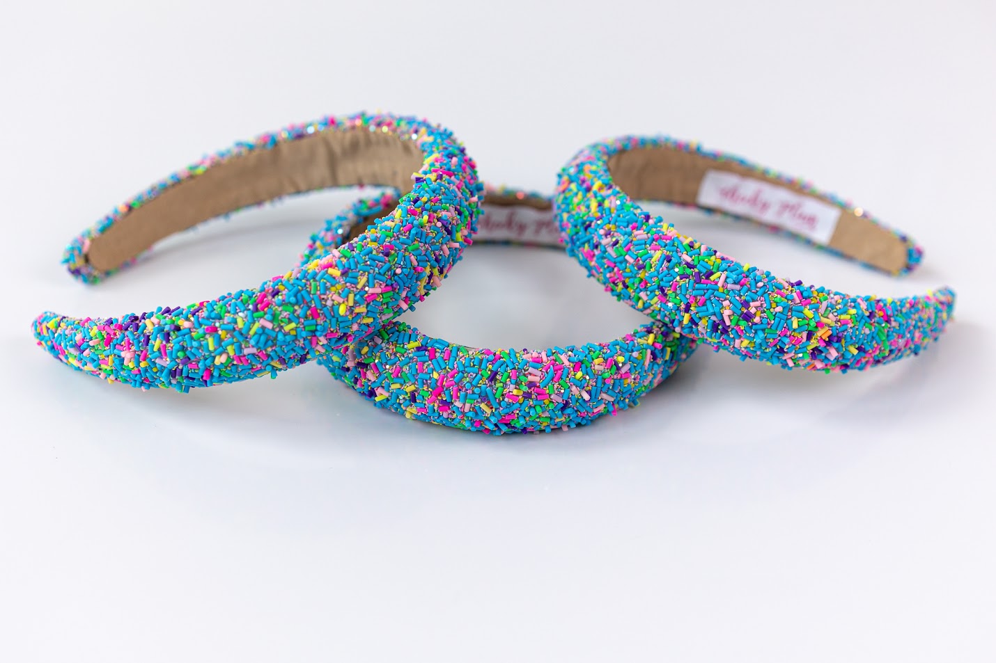 Beaded Headband - Blue Sprinkles