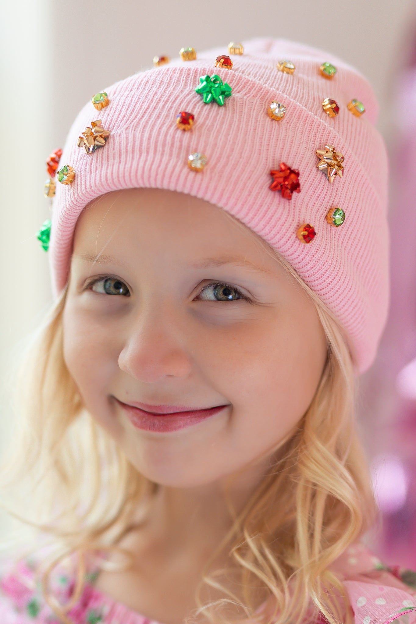 Knit Beanie - Merry Glitzmas