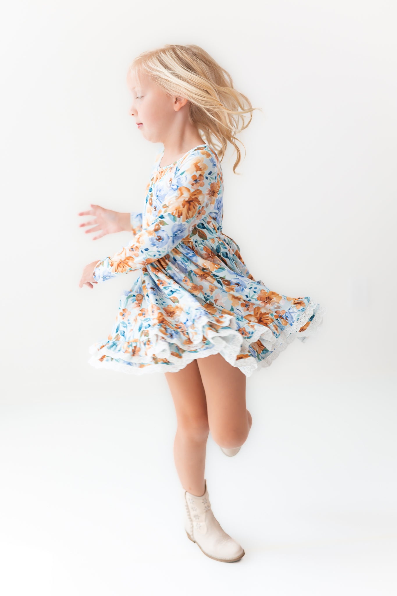 Myra Knit Dress - Azure & Amber