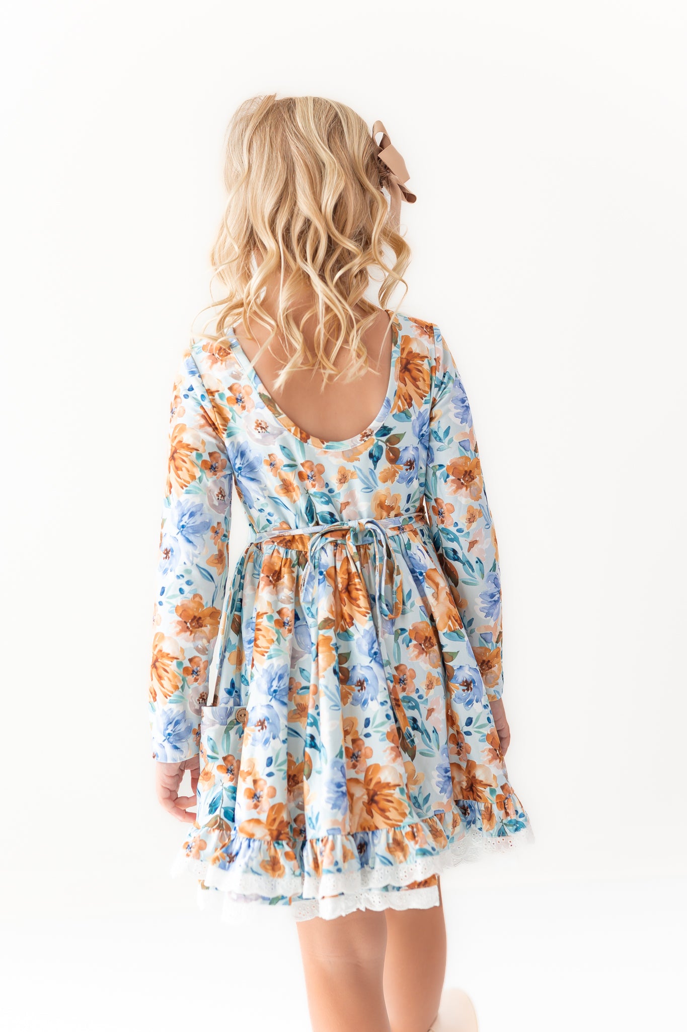 Myra Knit Dress - Azure & Amber