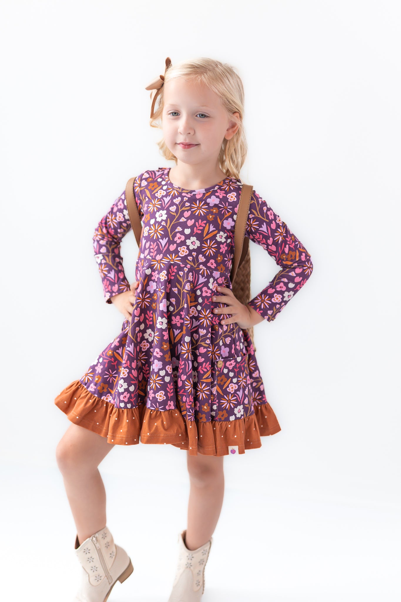 Elara Dress - Amethyst Rose