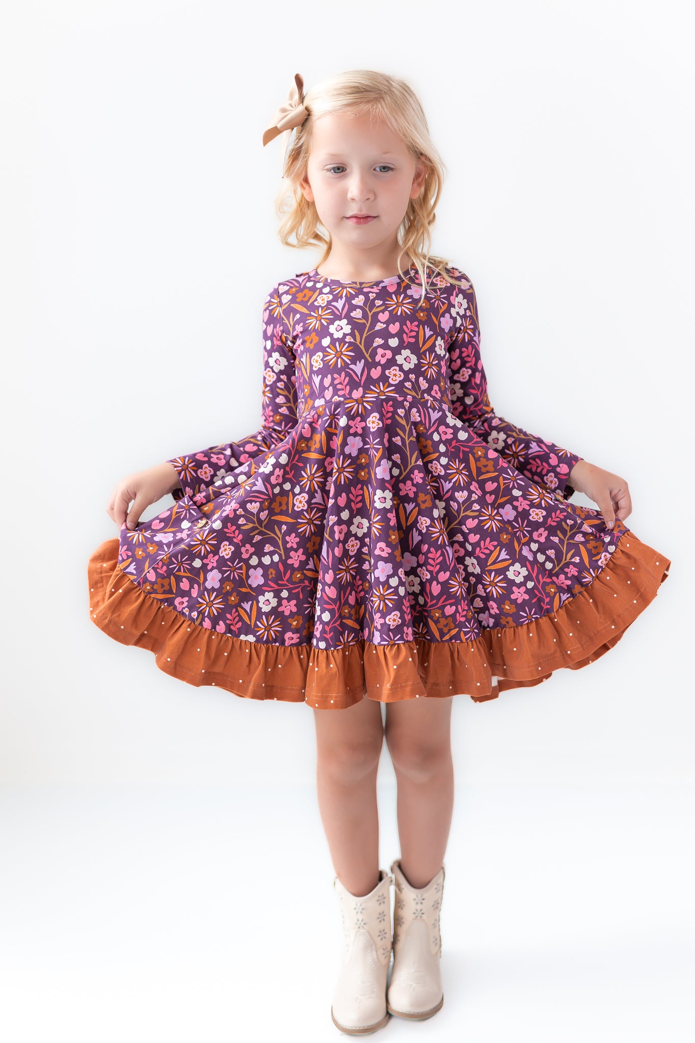 Elara Dress - Amethyst Rose