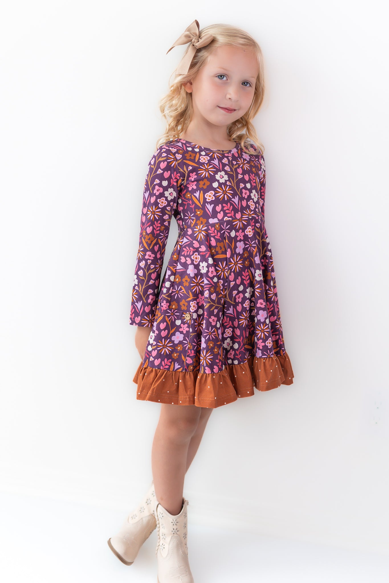 Elara Dress - Amethyst Rose
