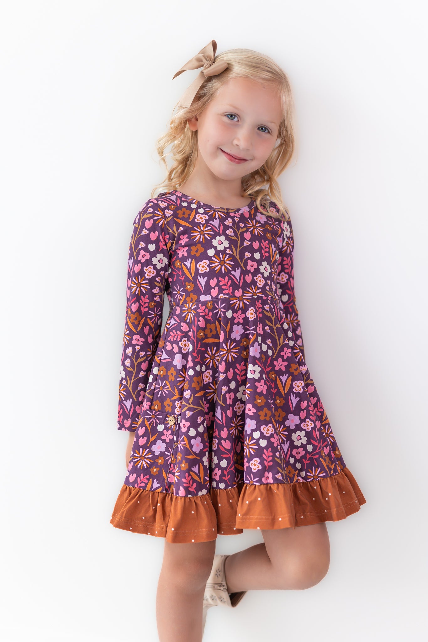 Elara Dress - Amethyst Rose