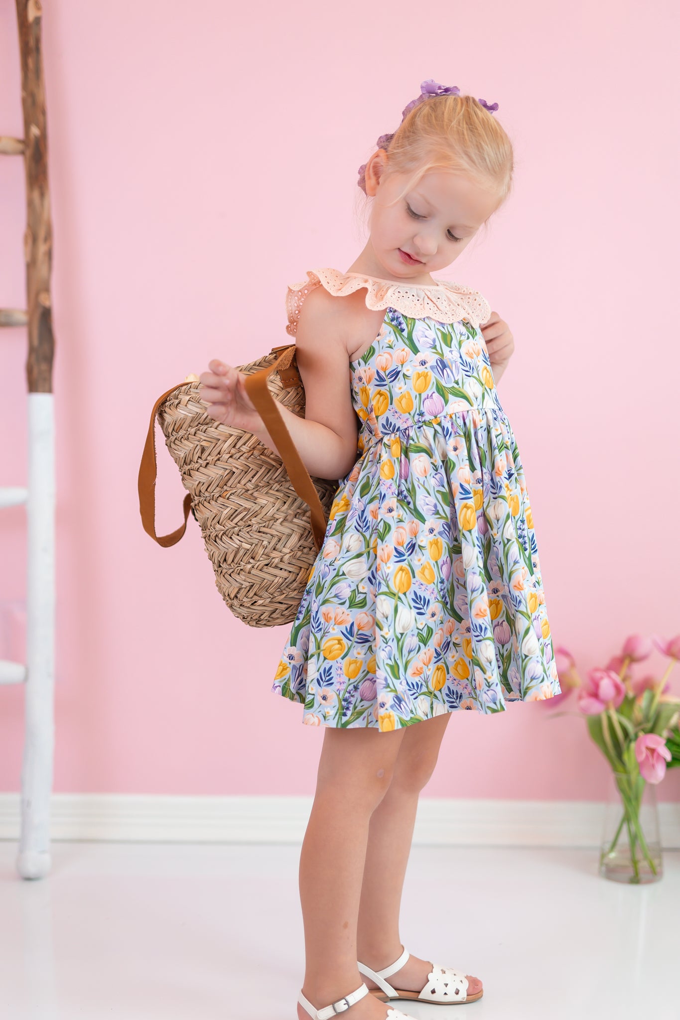 Penelope Dress - Twinkle Tulips