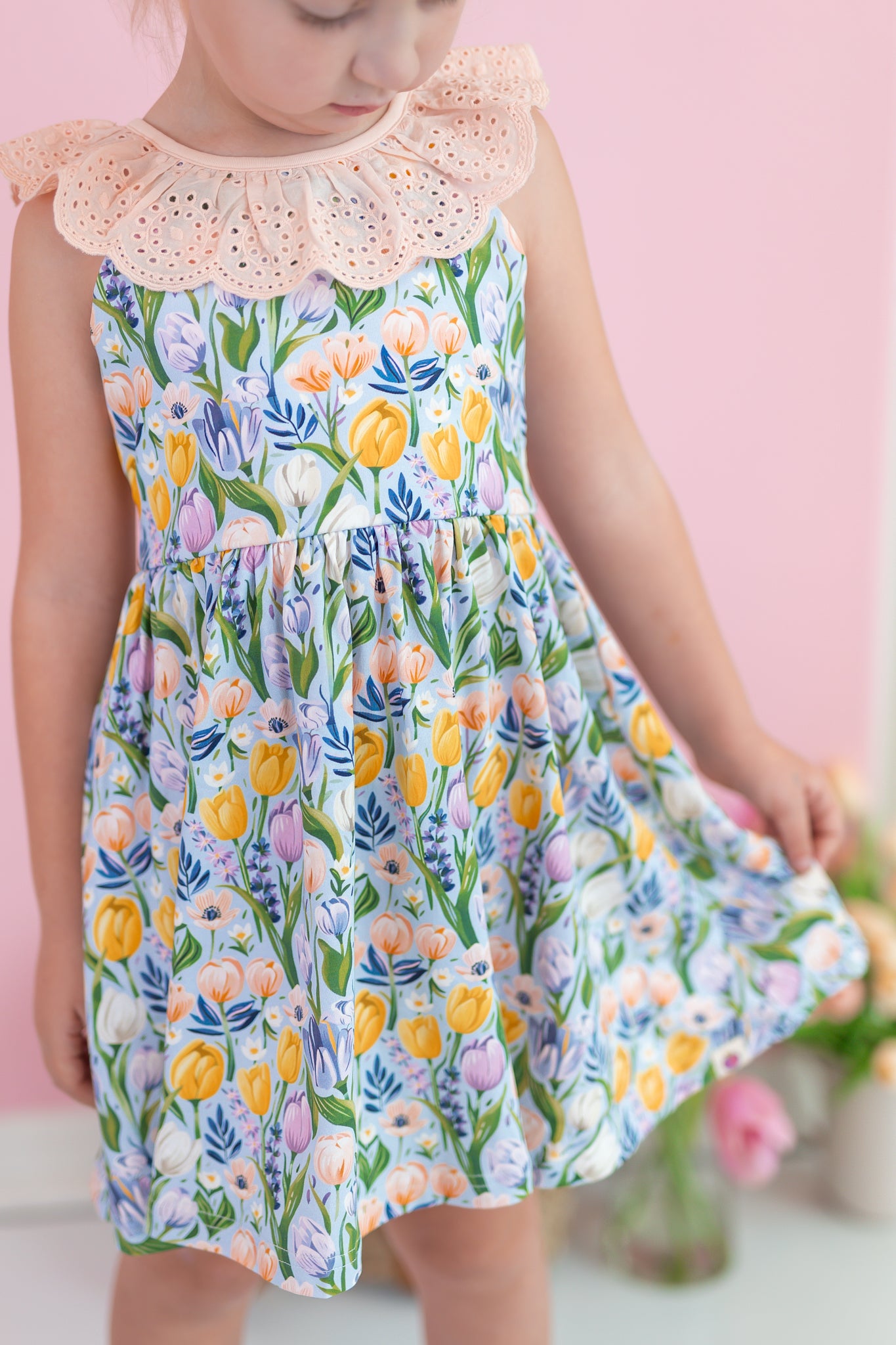 Penelope Dress - Twinkle Tulips