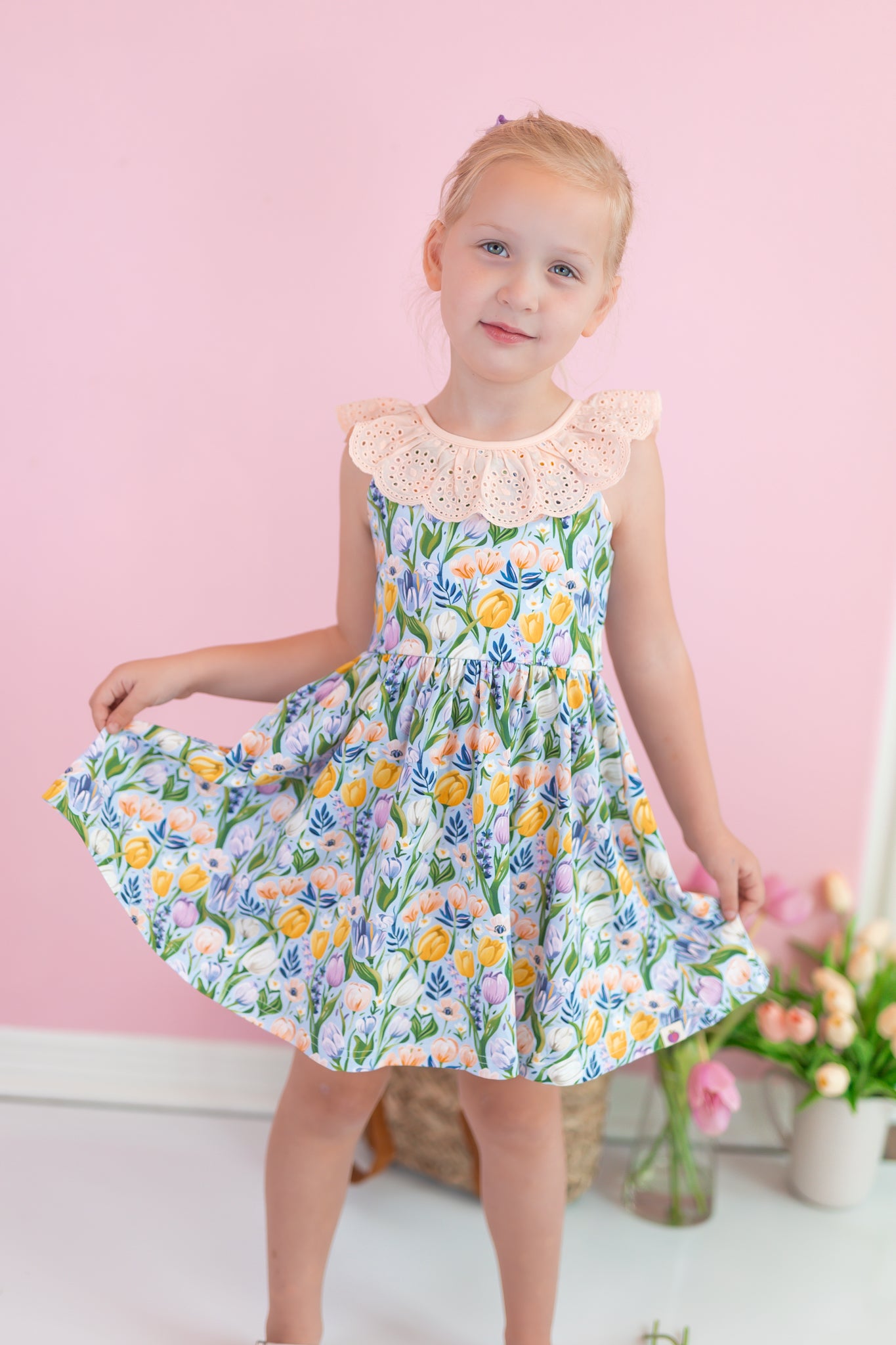 Penelope Dress - Twinkle Tulips