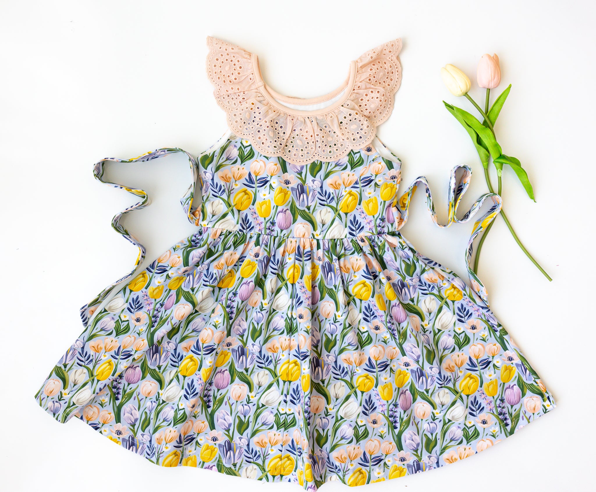 Penelope Dress - Twinkle Tulips