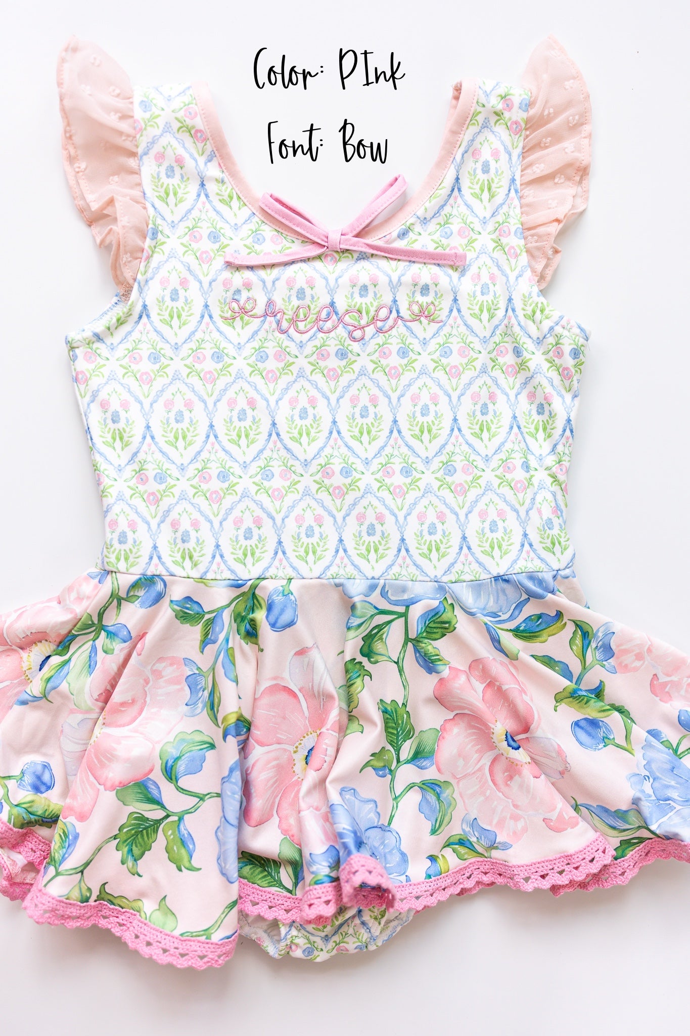 Farrah Leotard - Blush & Bloom