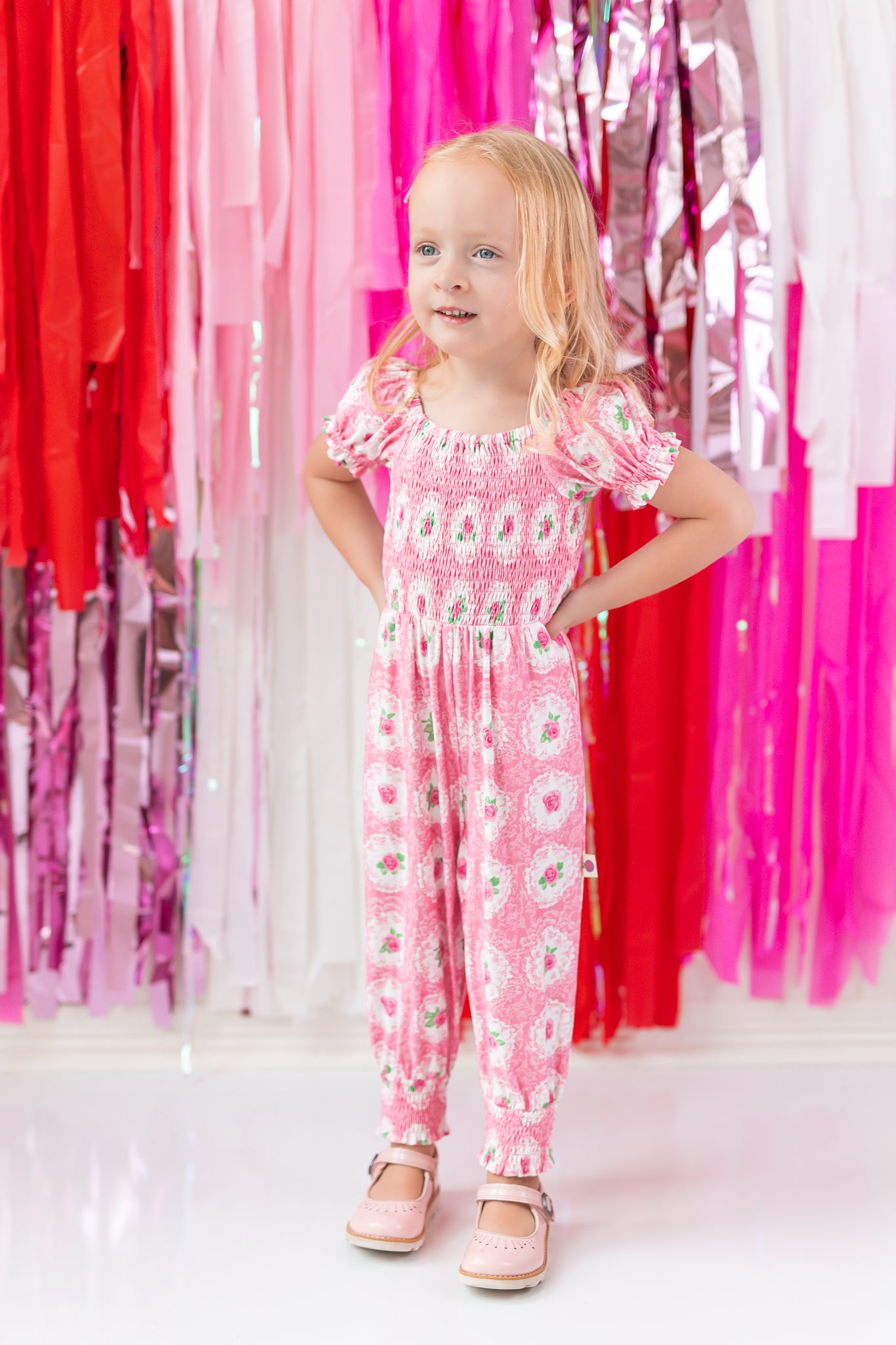 Quinn Romper - Shabby Rose