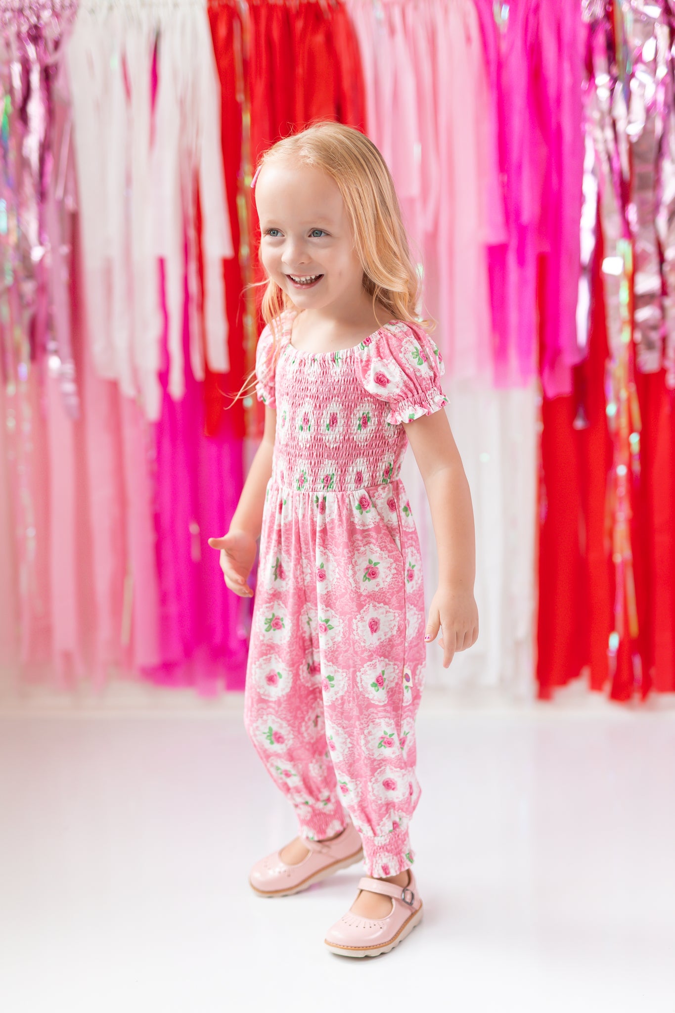 Quinn Romper - Shabby Rose