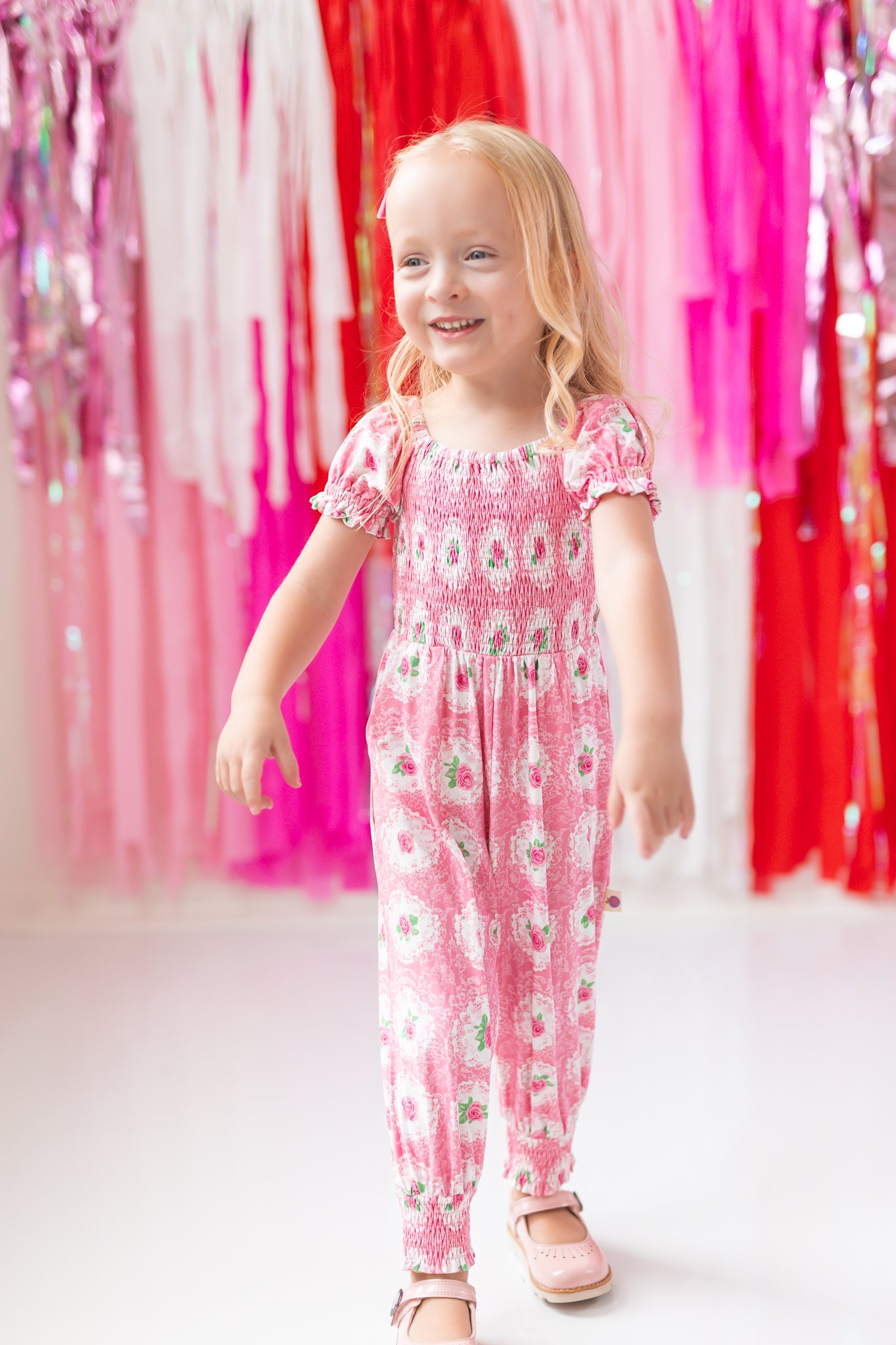 Quinn Romper - Shabby Rose