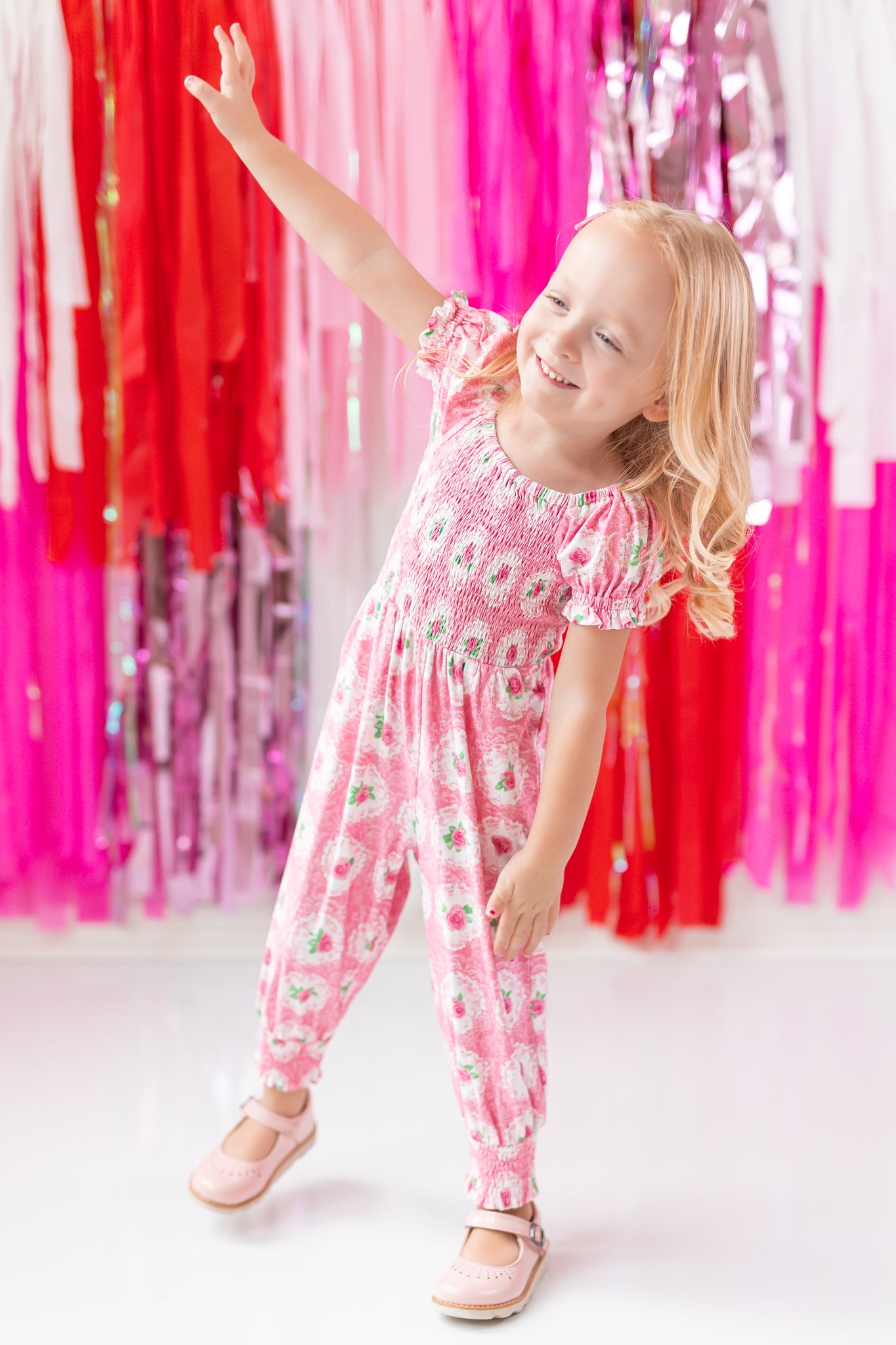 Quinn Romper - Shabby Rose