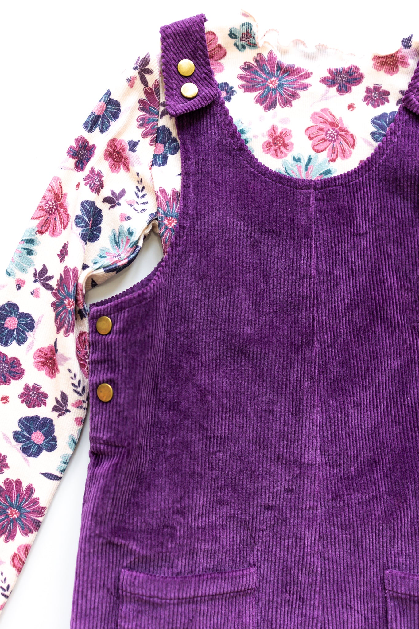 Parker Corduroy Jumper Set - Jewelbloom (Pre-Order)