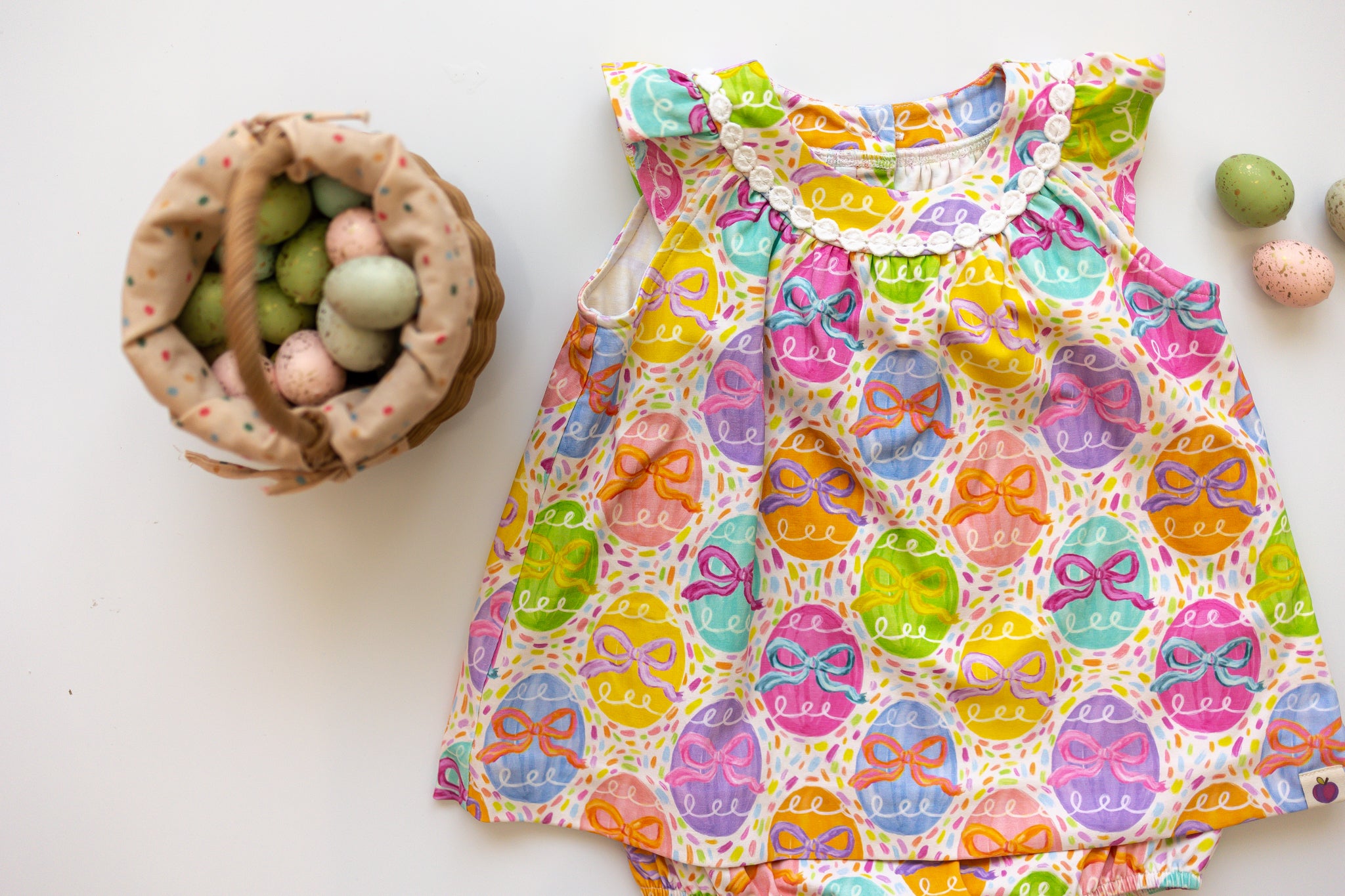 Sage Romper - Egg Hunt