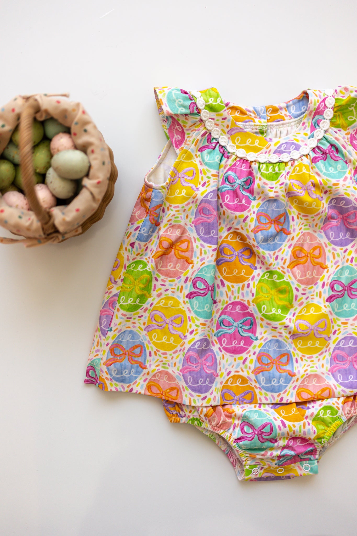 Sage Romper - Egg Hunt