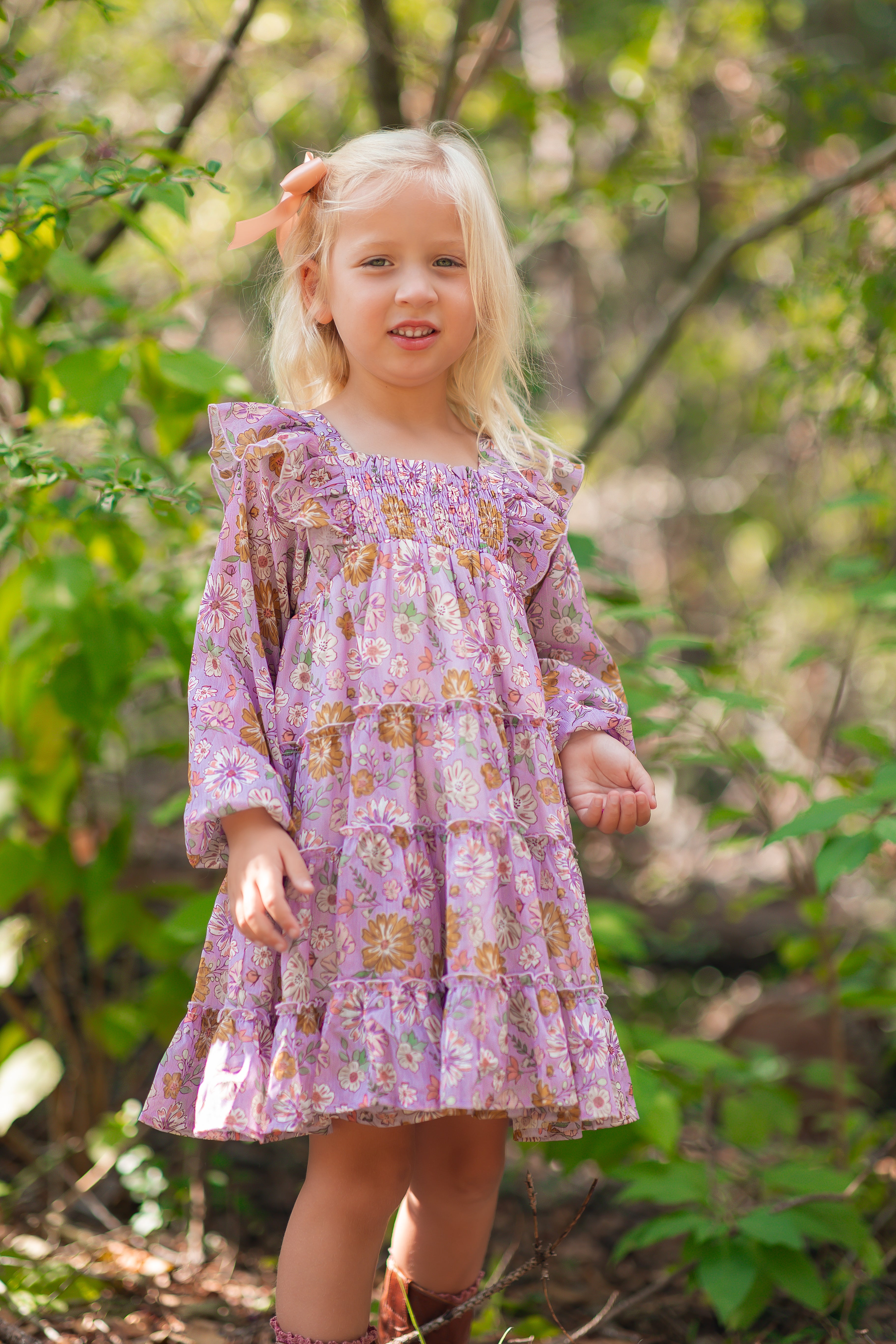 Brielle Shimmer Dress - Purple Majesty