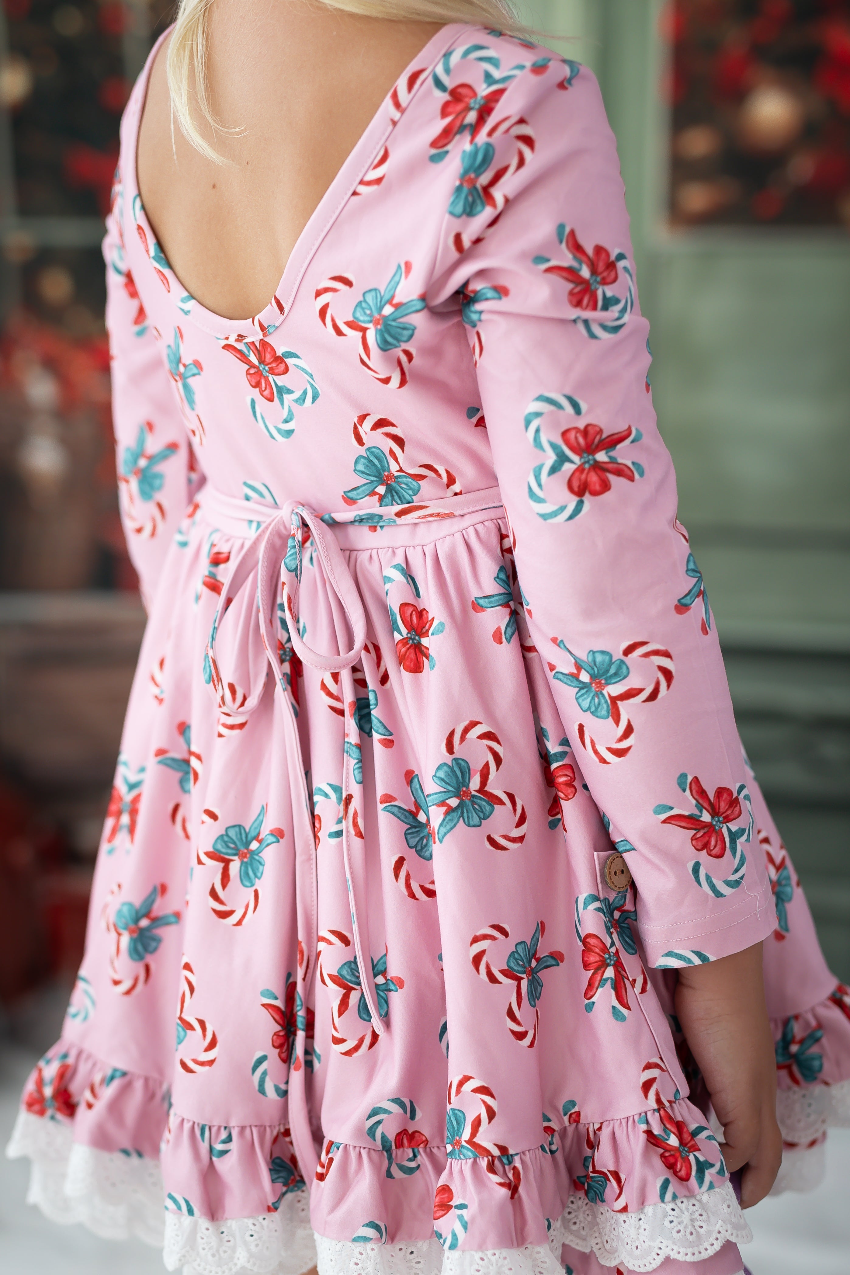 Myra Dress - Pink Peppermint Charm