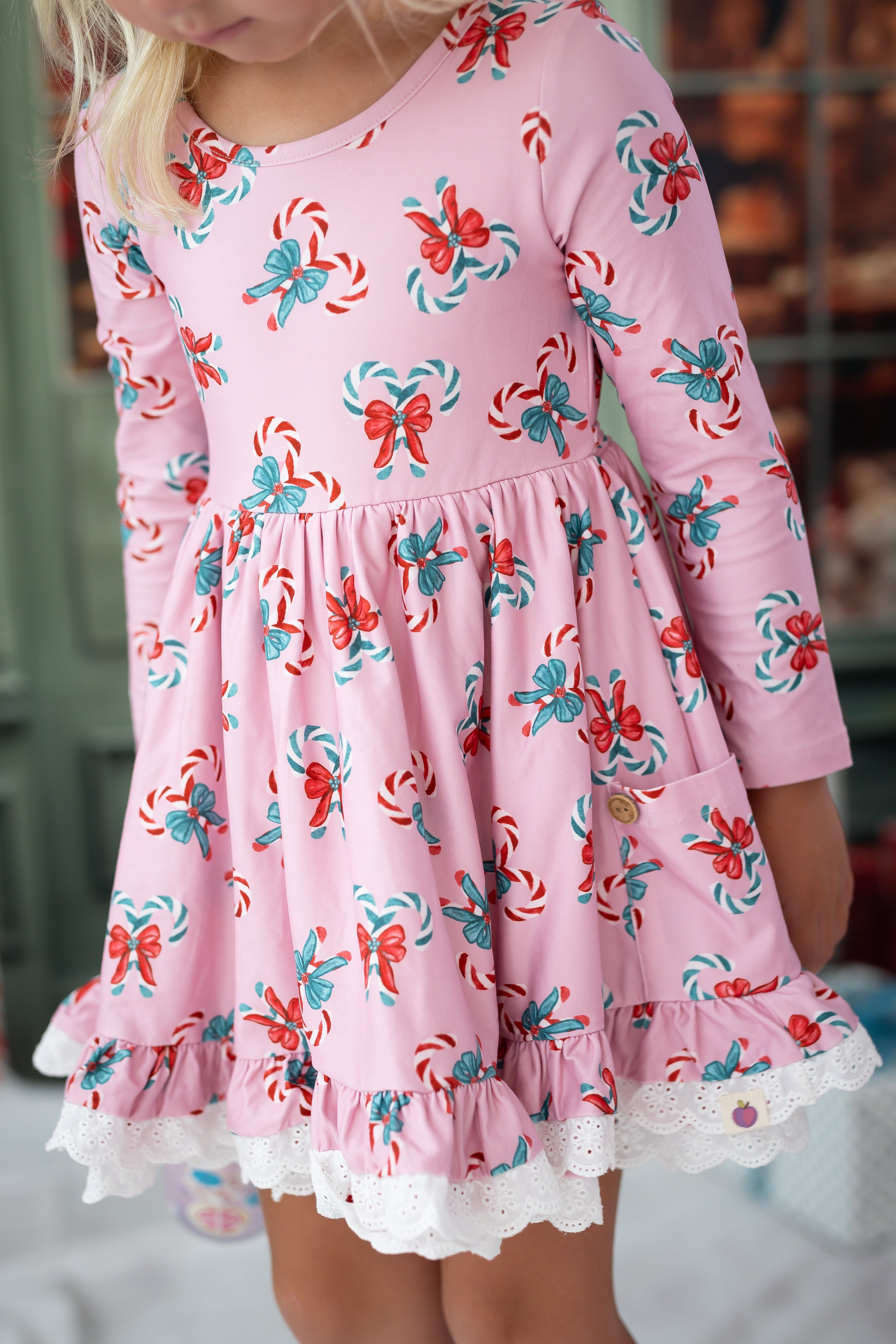 Myra Dress - Pink Peppermint Charm