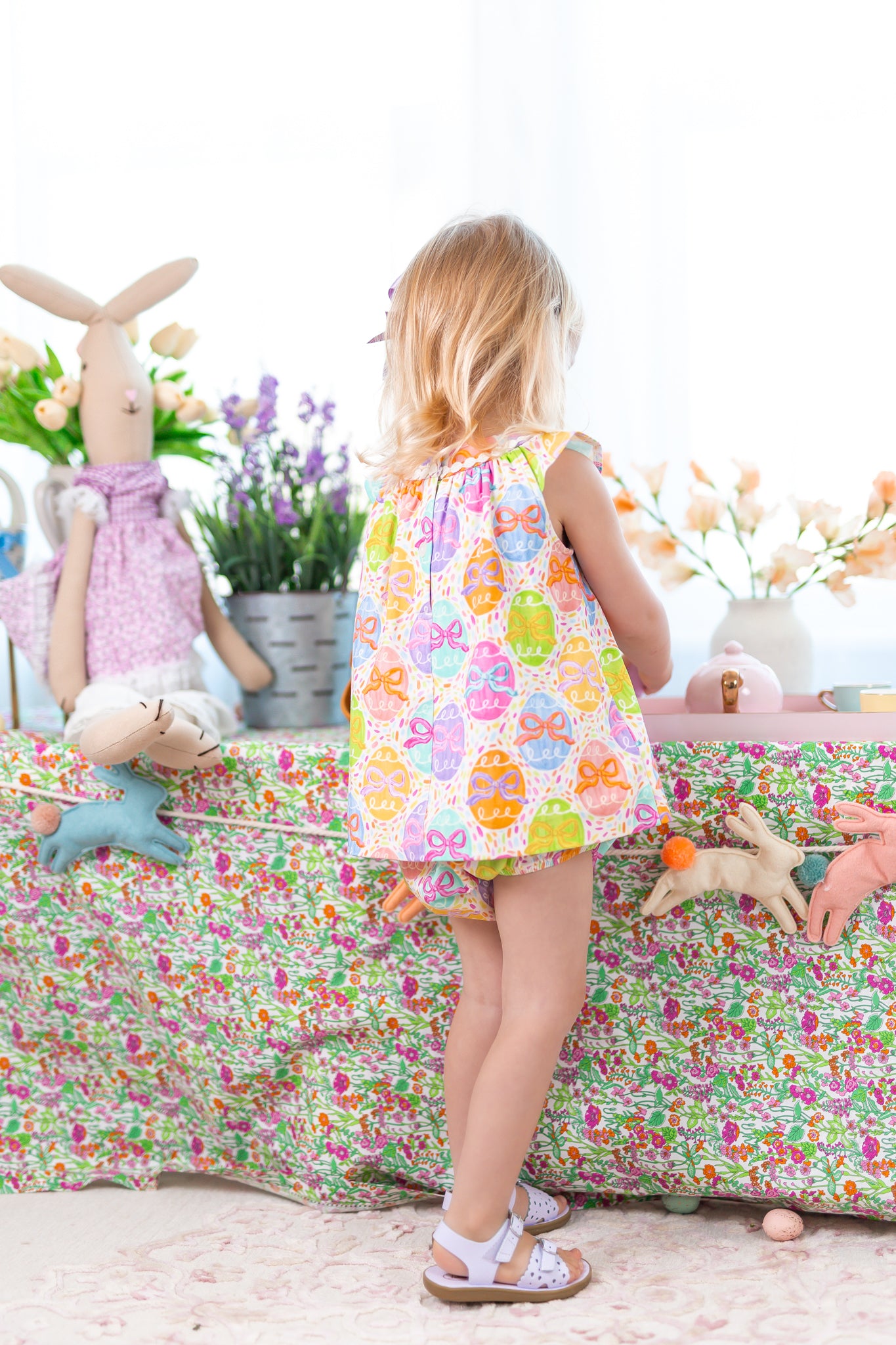 Sage Romper - Egg Hunt