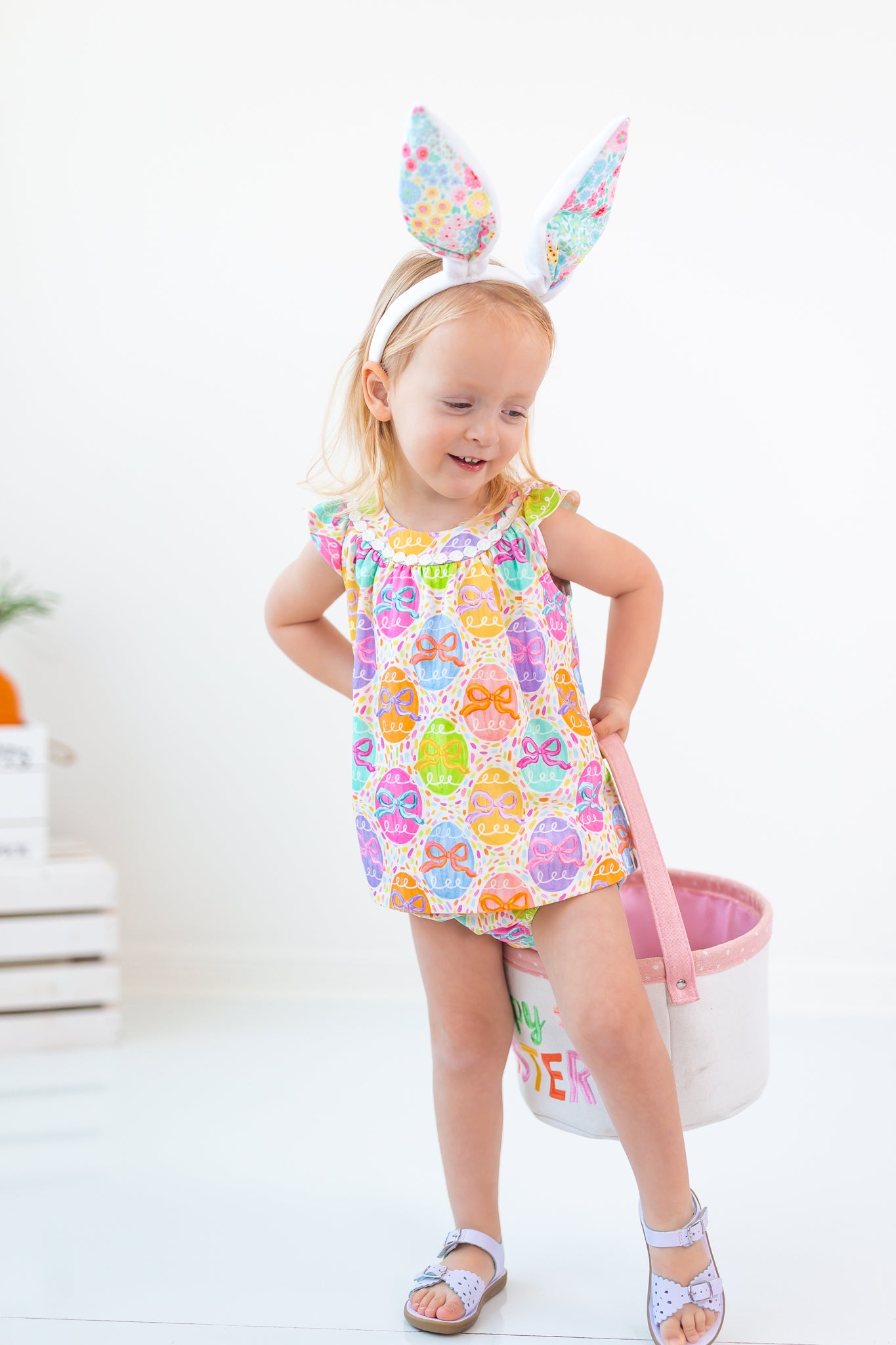 Sage Romper - Egg Hunt