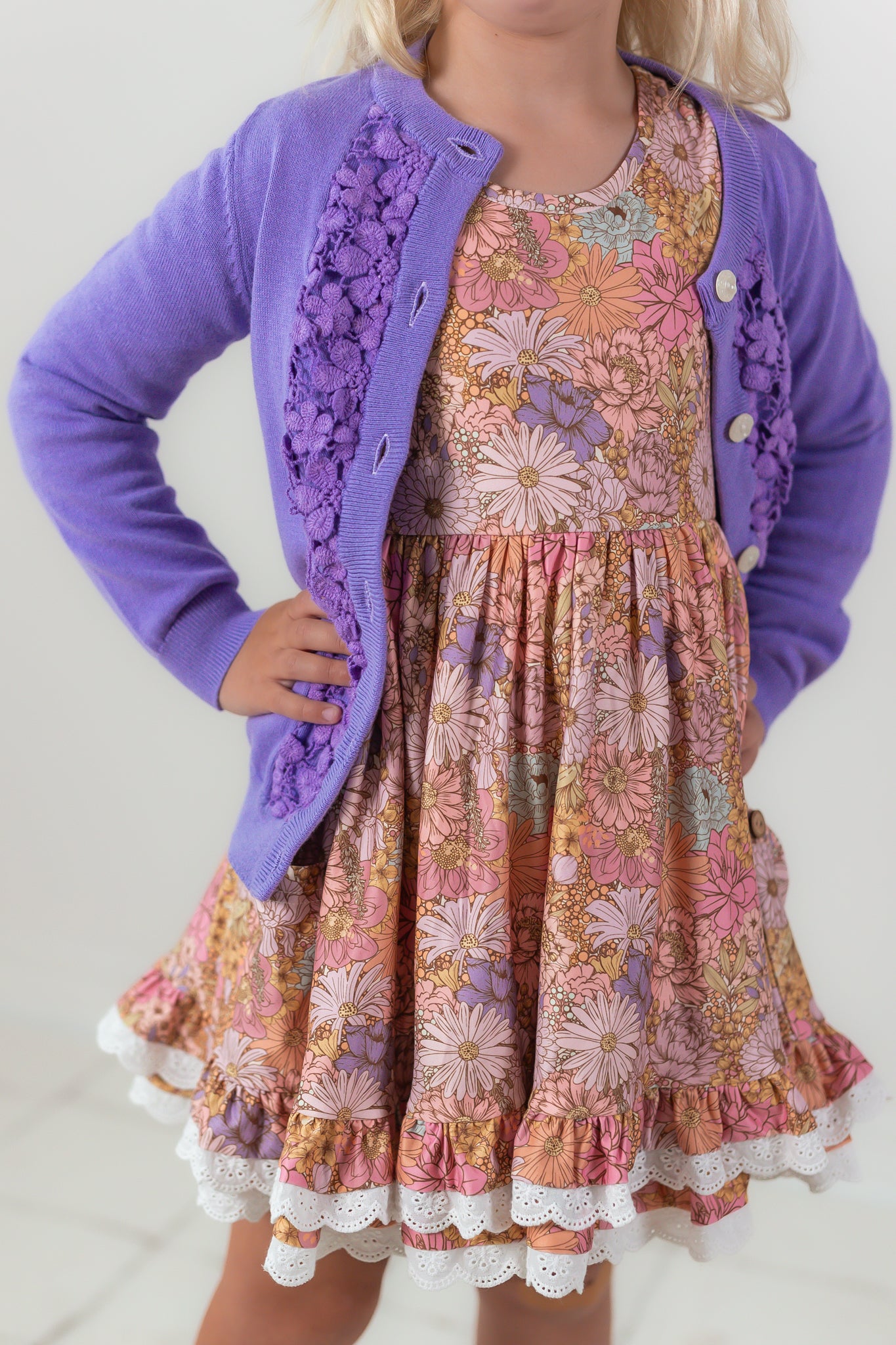Cardigan - Dusky Dahlia (Pre-Order)