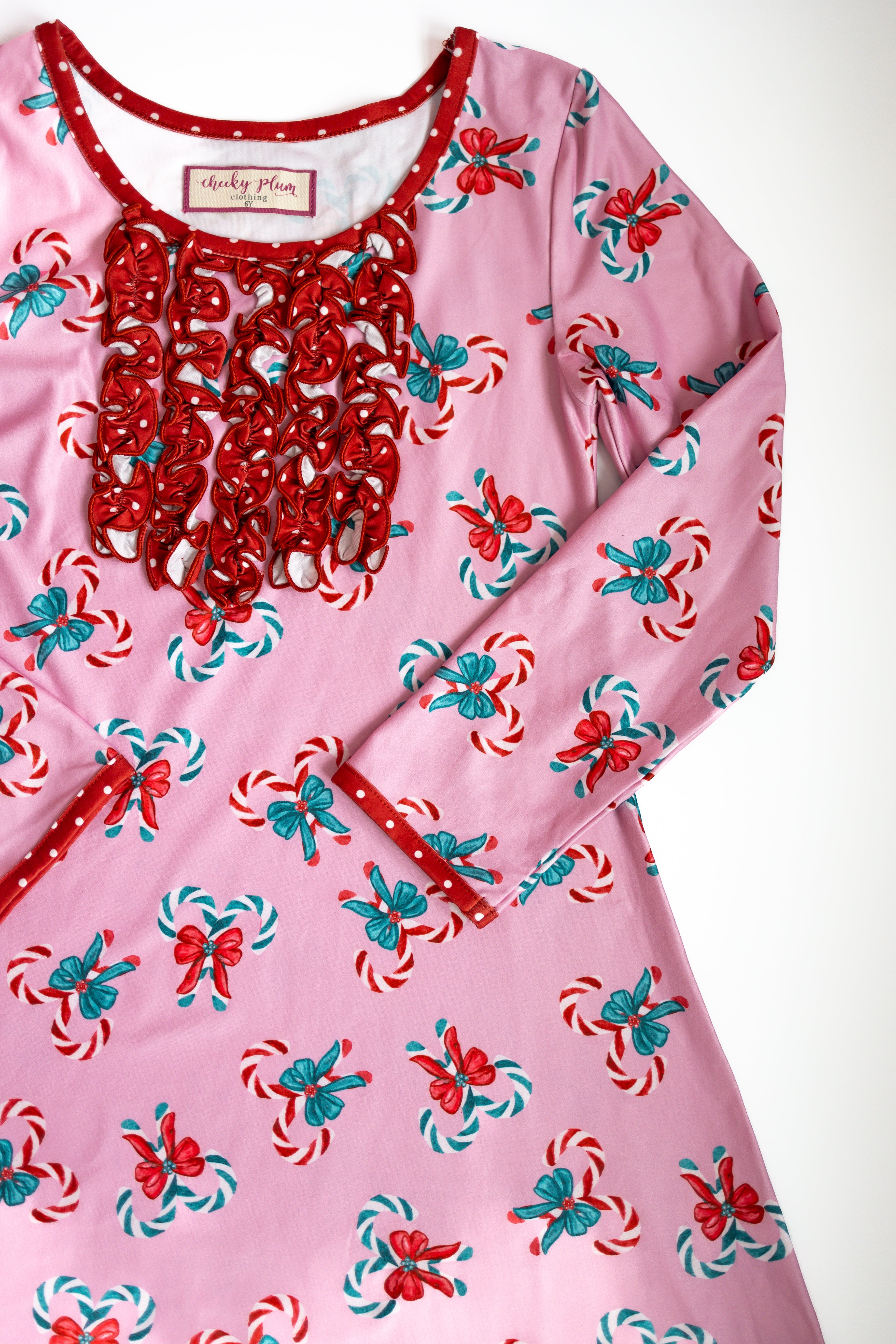 Loungewear Gown - Pink Peppermint Charm (PRE-ORDER)